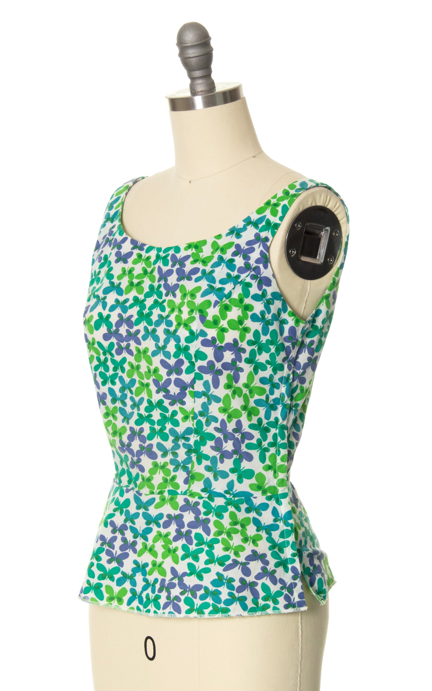 1960s Butterfly Novelty Print Two-Piece Set | x-small