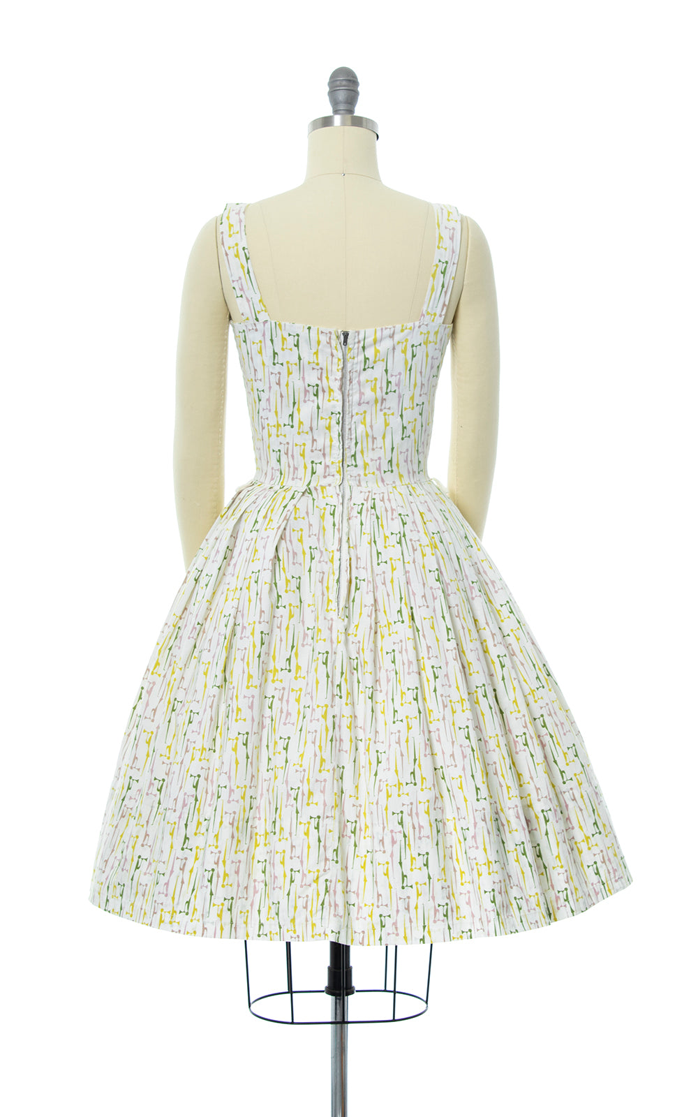 1950s Musicians Novelty Print Sundress | small