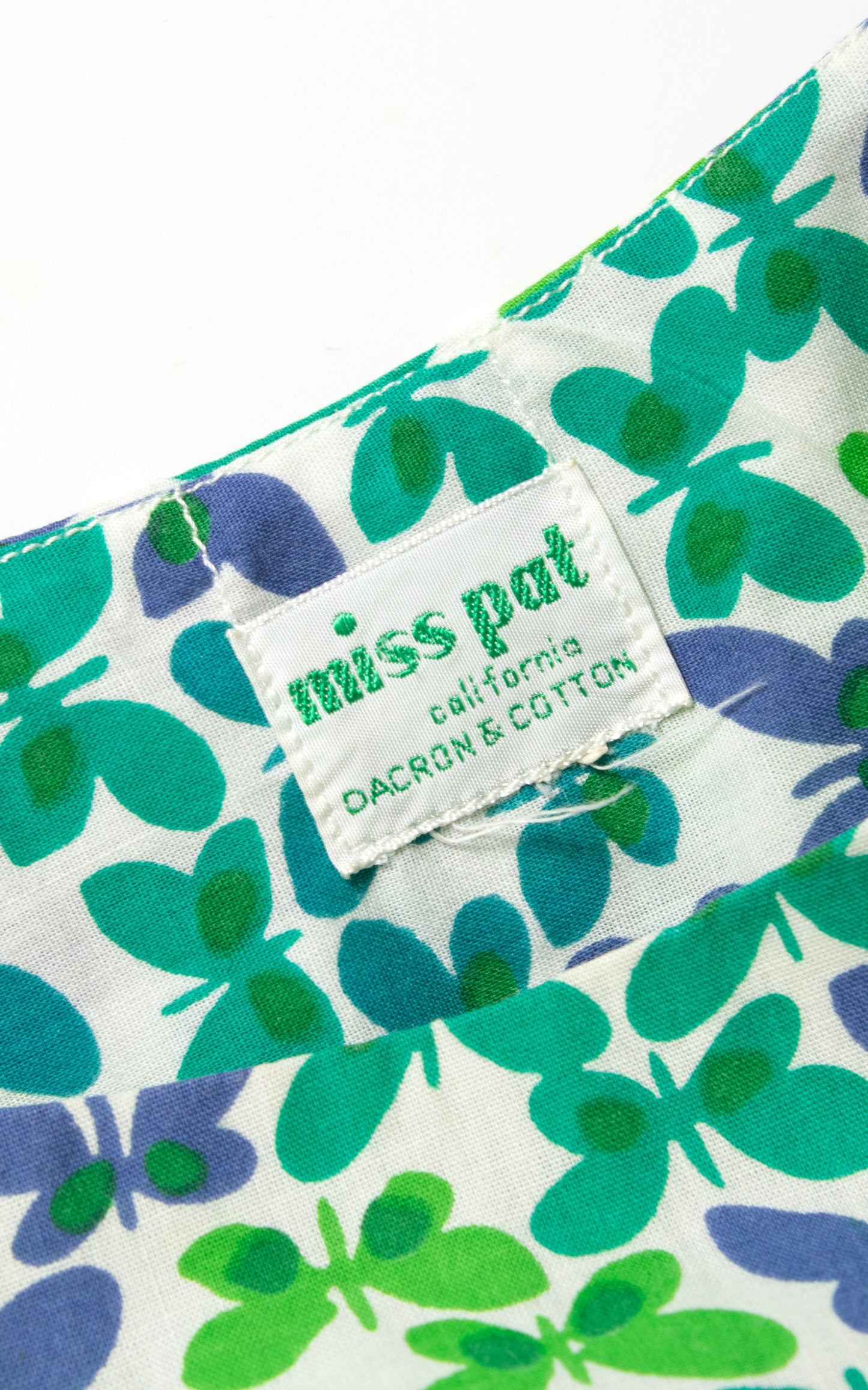 1960s Butterfly Novelty Print Two-Piece Set | x-small