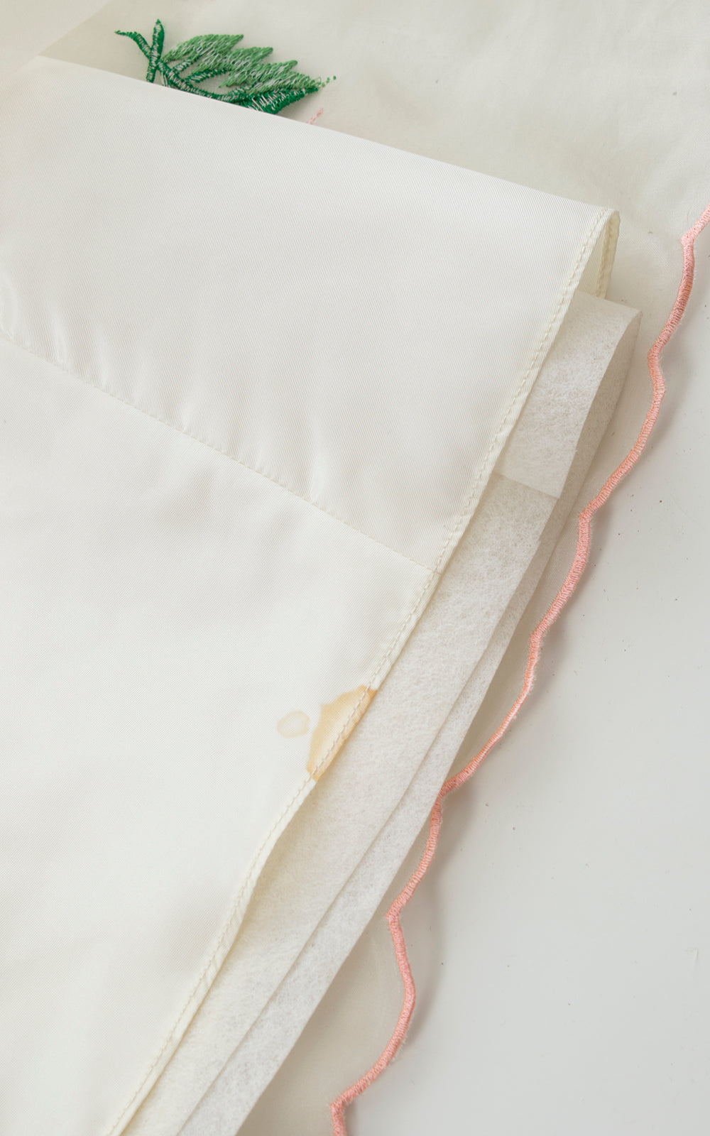 1950s 3D Rose Embroidered Organza Cupcake Dress | x-small/small