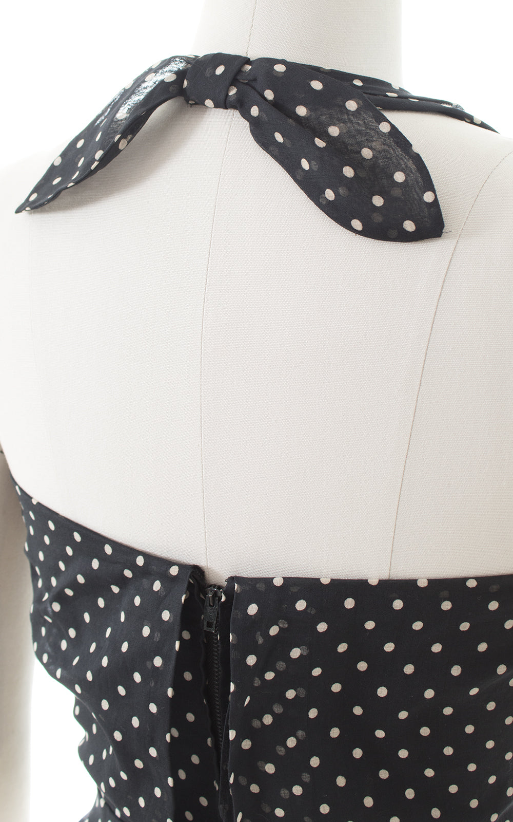 1970s Polka Dot Halter Top BirthdayLifeVintage