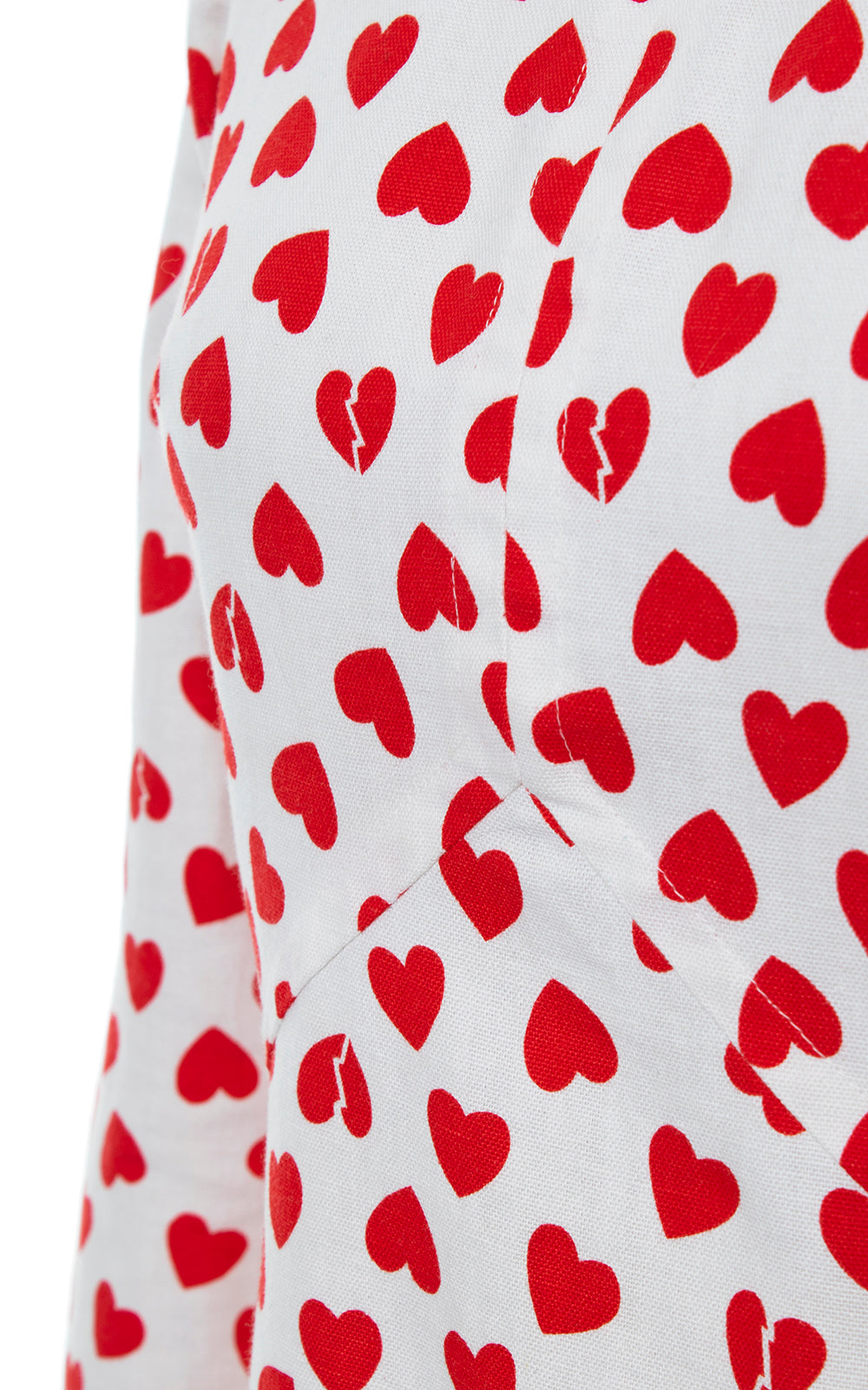 1970s Heartbreaker Novelty Print Micro Mini Dress | small/medium