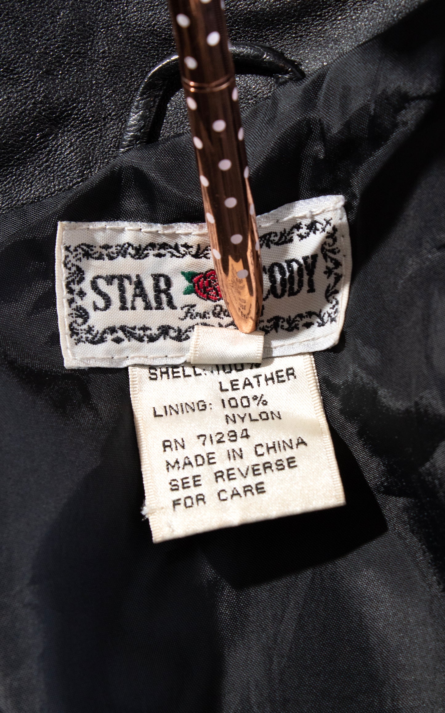 Vintage 90s 1990s Black Leather Motorcycle Jacket BirthdayLifeVintage