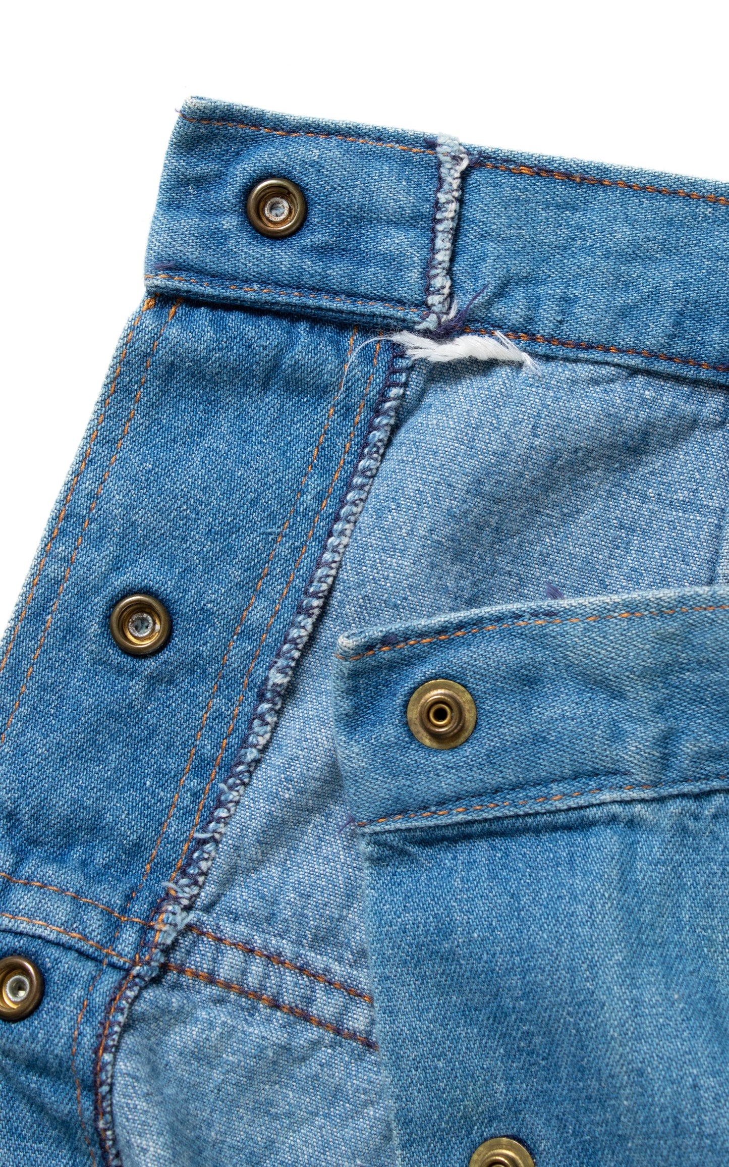 1970s Snap Down Denim Skirt | medium/large