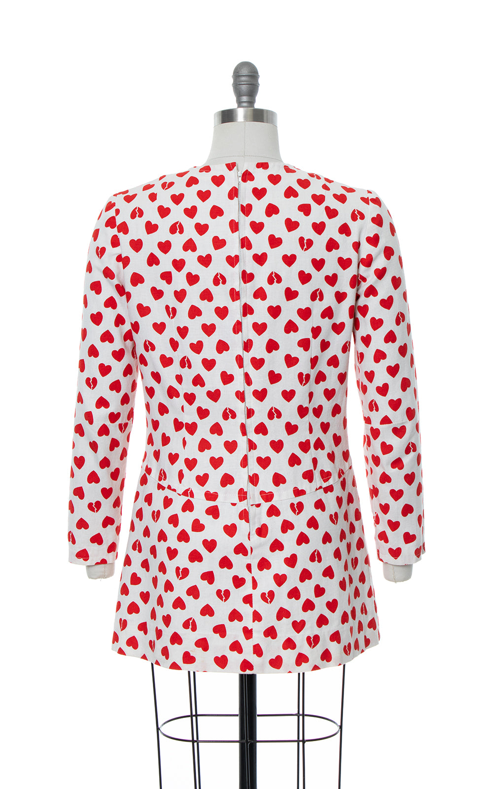 1970s Heartbreaker Novelty Print Micro Mini Dress | small/medium
