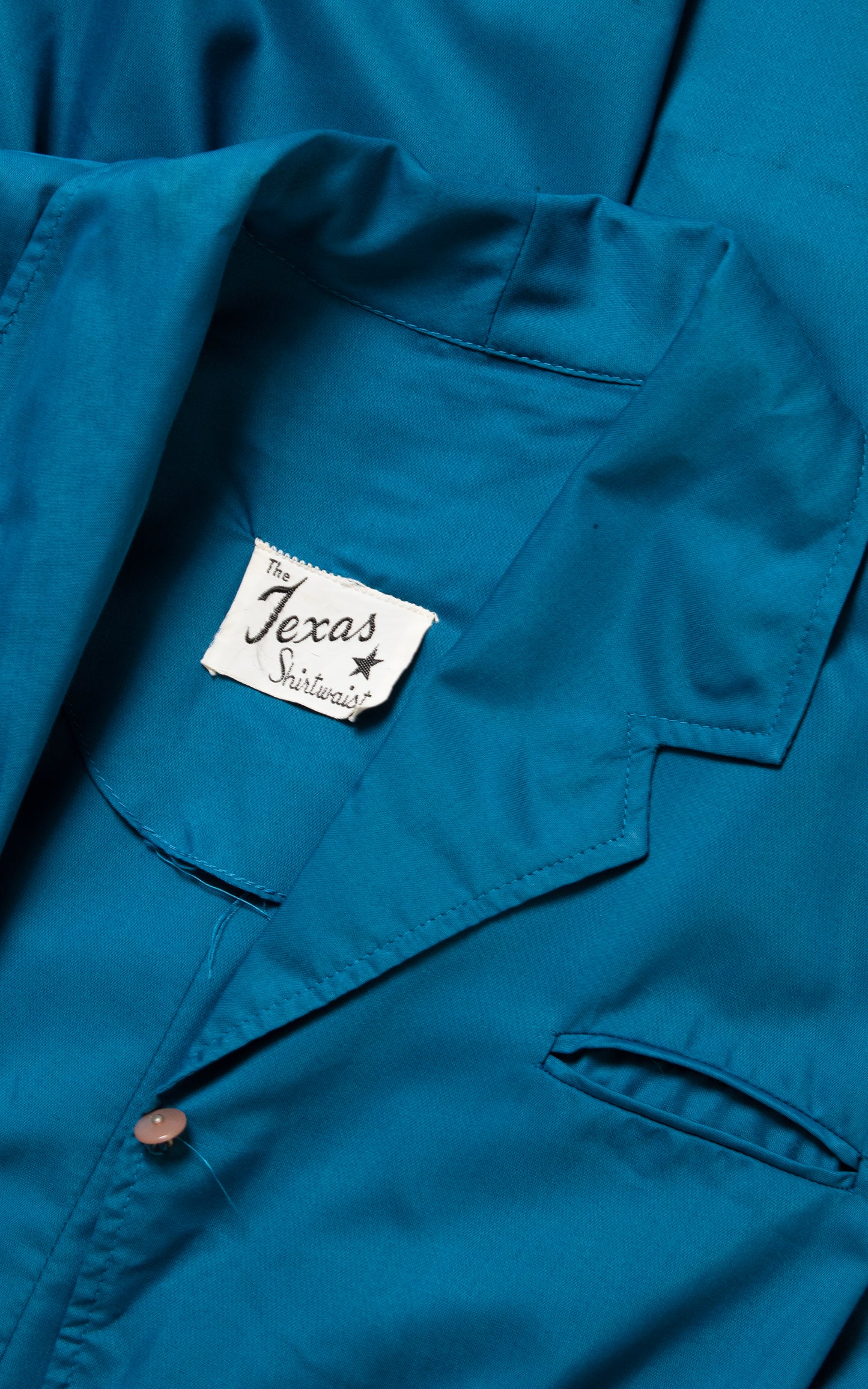 1960s Blue Shirtwaist Dress | medium