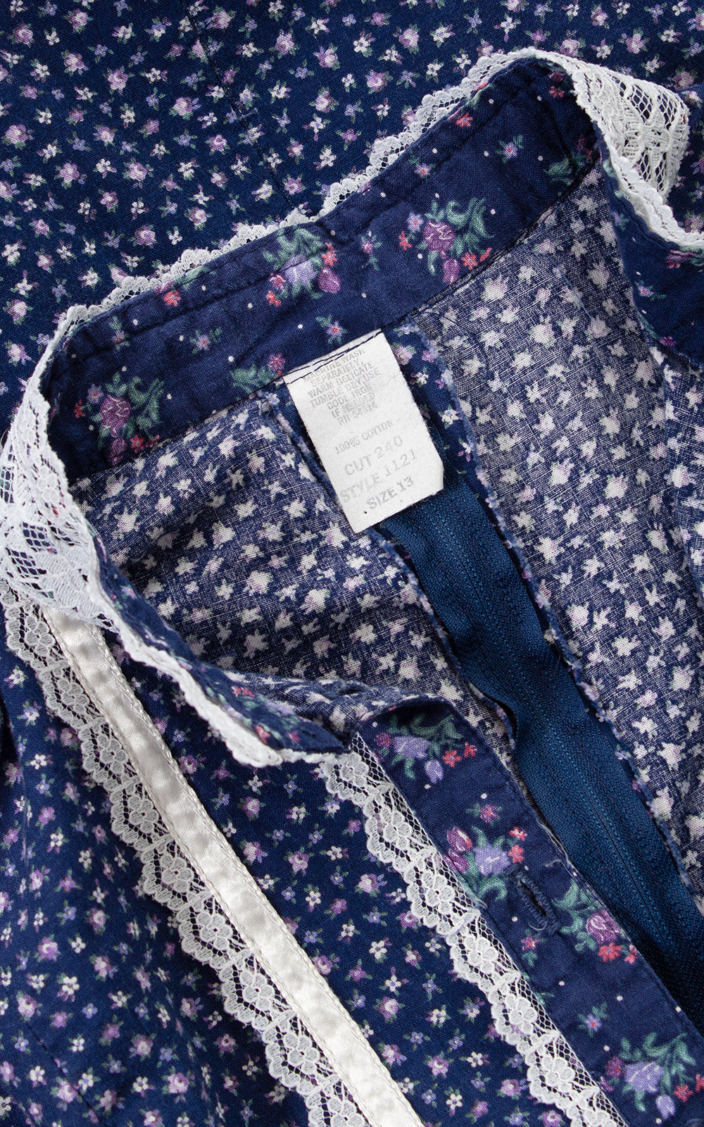 1970s Gunne Sax Style Calico Prairie Dress BirthdayLifeVintage