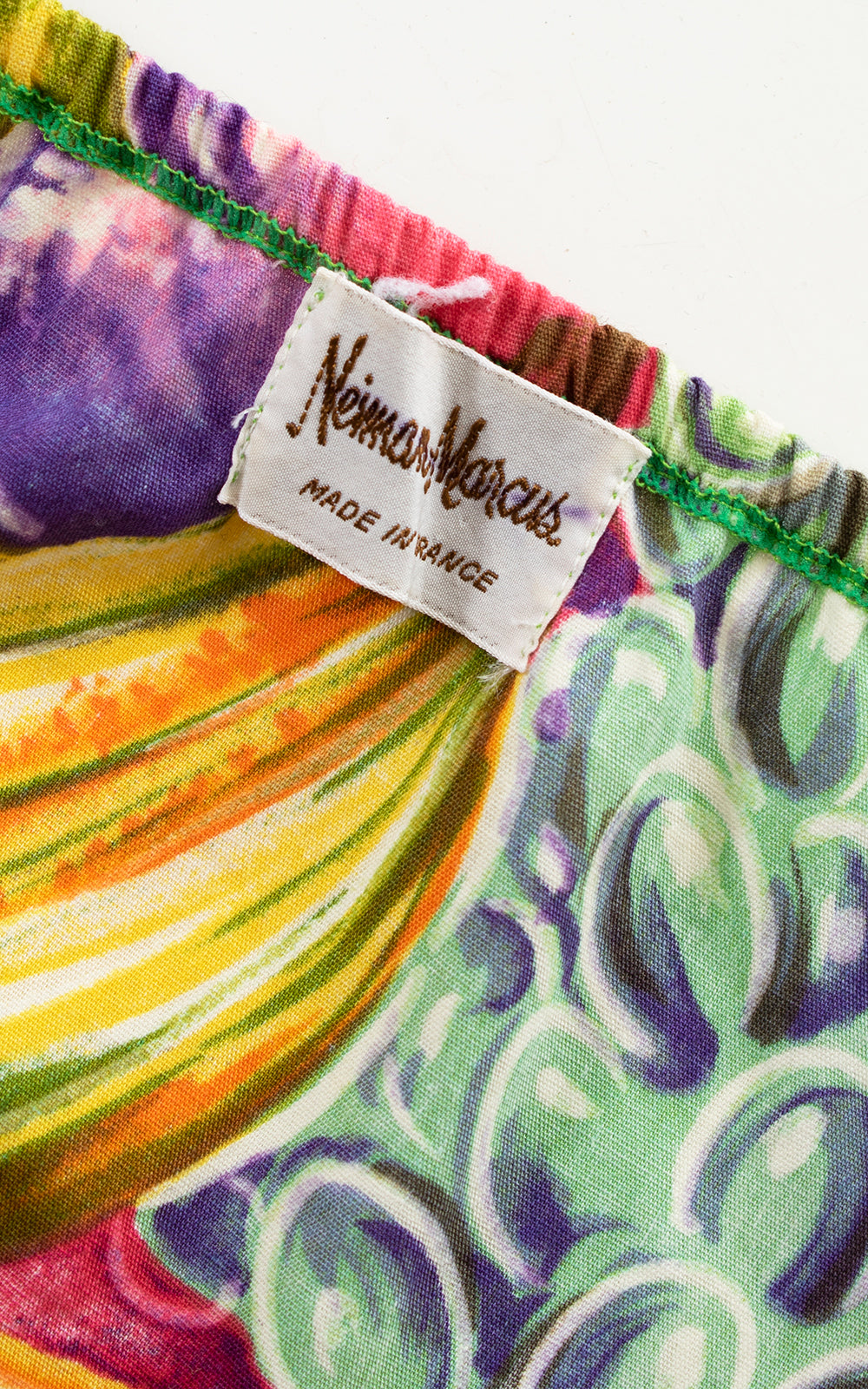 BLV x DEANNA || 1980s Fruit Novelty Print Bustier Top | small