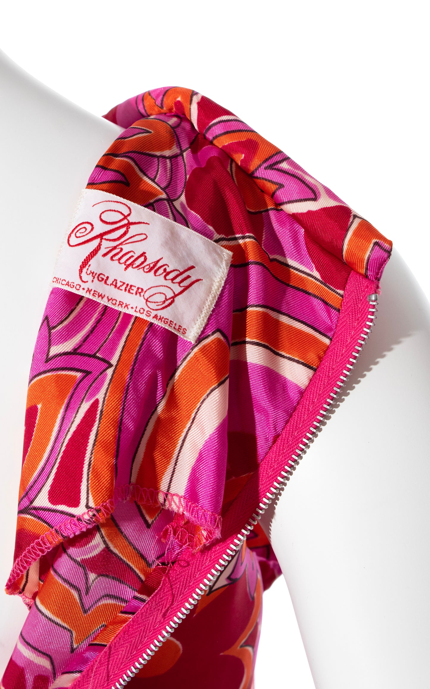 Vintage 60s 1960s Psychedelic Floral Pink Hippie Wide Leg Palazzo Jumpsuit BirthdayLifeVintage