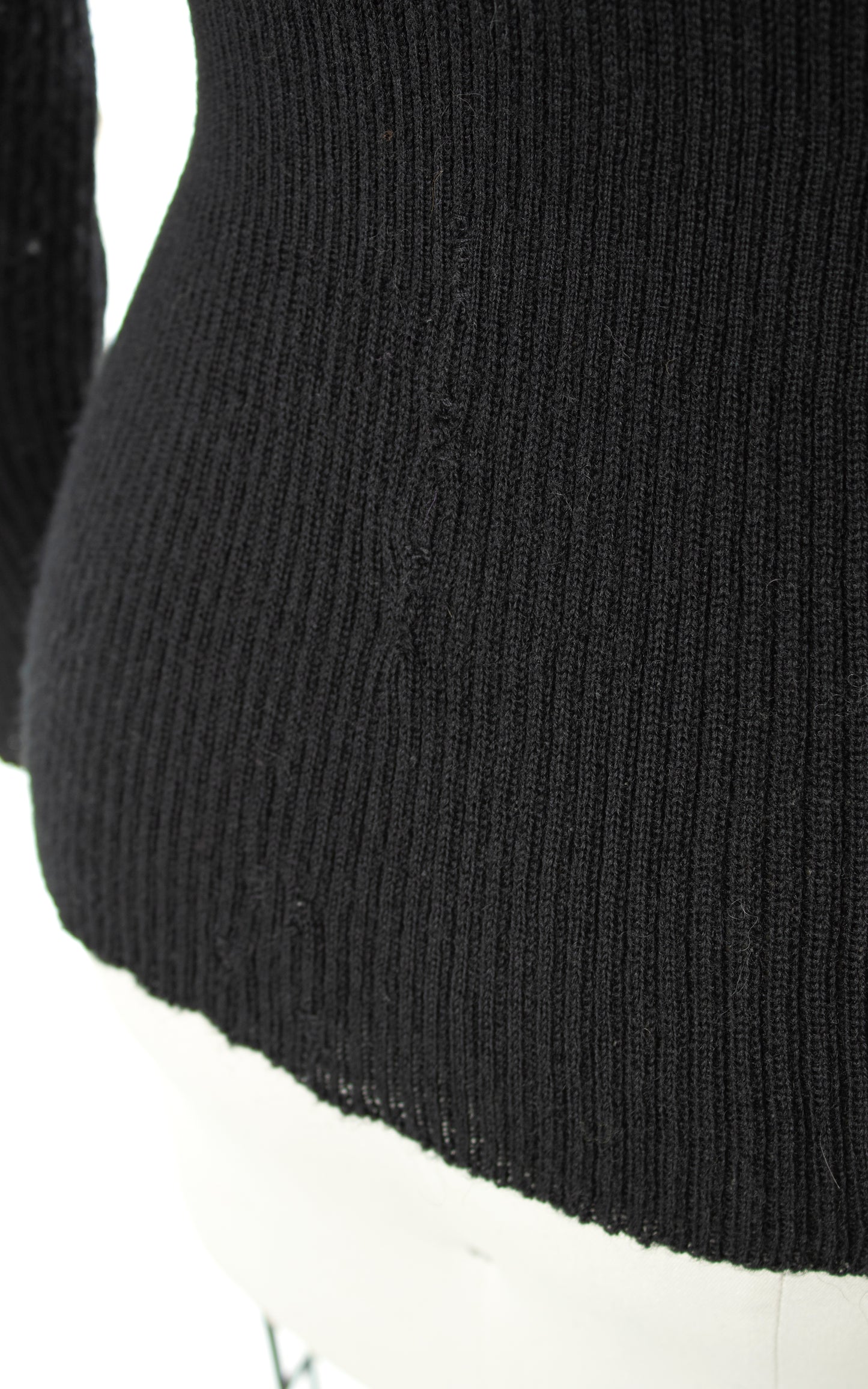 Vintage 1930s 30s SPORTIGAN Green Suede & Black Knit Wool Sweater Jacket Birthday Life Vintage