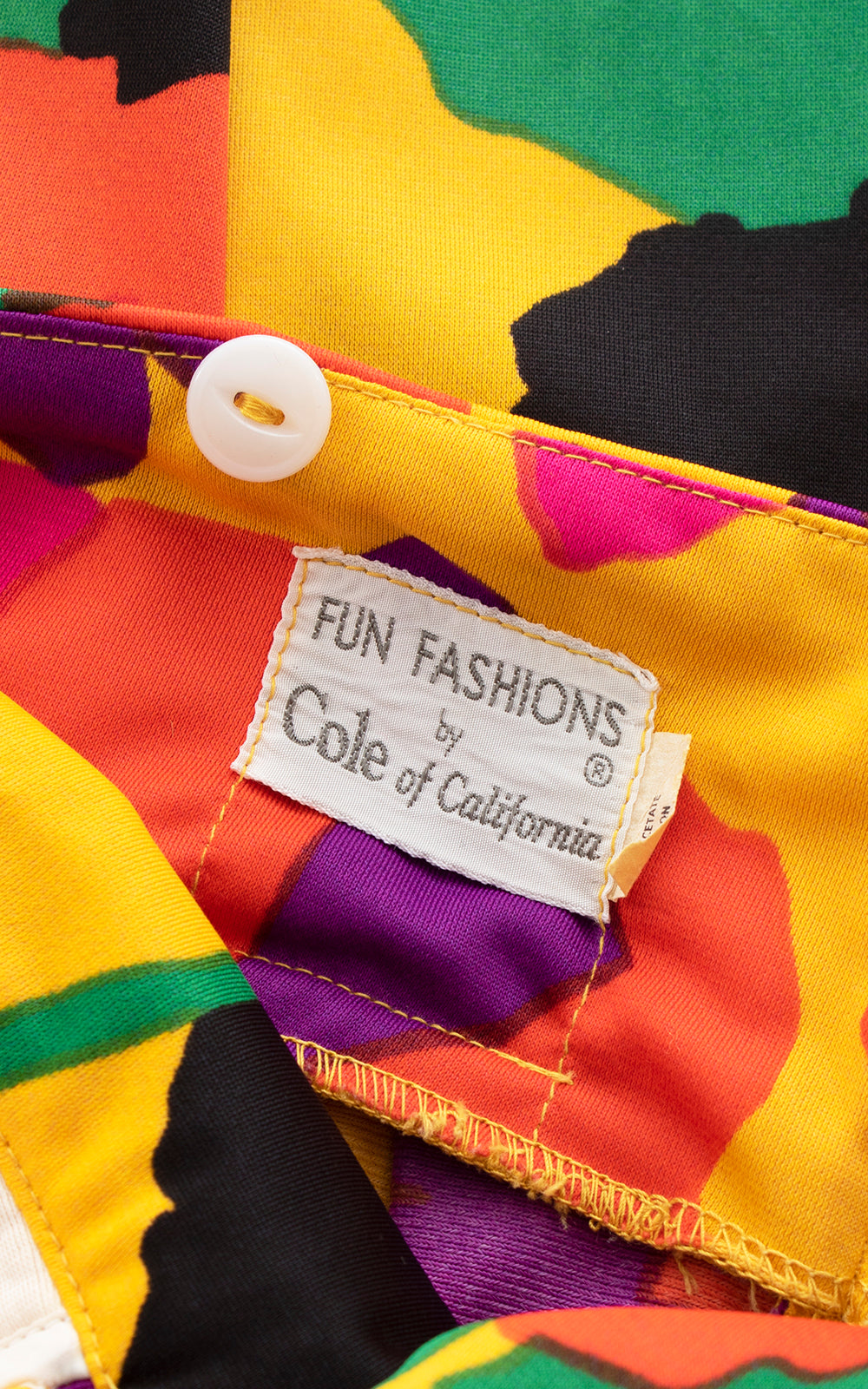 1960s 1970s COLE OF CALIFORNIA Floral Jumpsuit | x-small