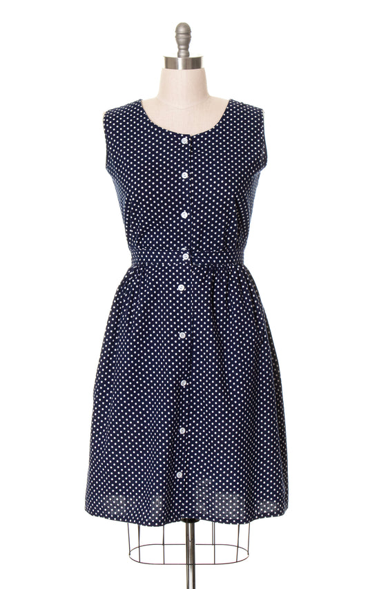 1940s 1950s Polka Dot Playsuit Set | large/x-large