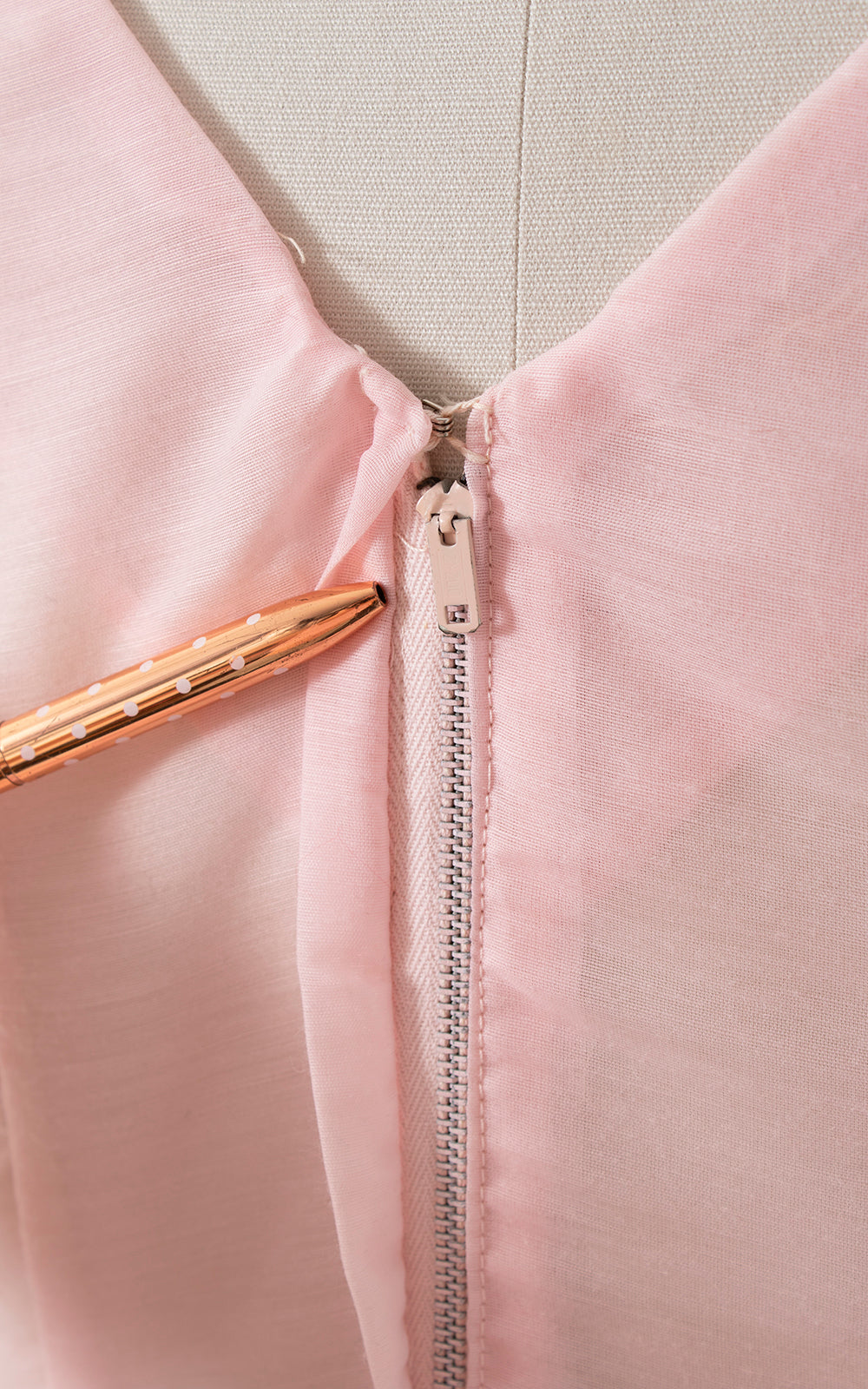 1960s Pale Pink Pintuck Dress | medium