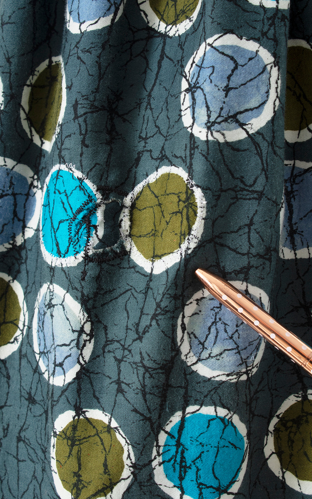 1950s Polka Dot Cotton Dress | small