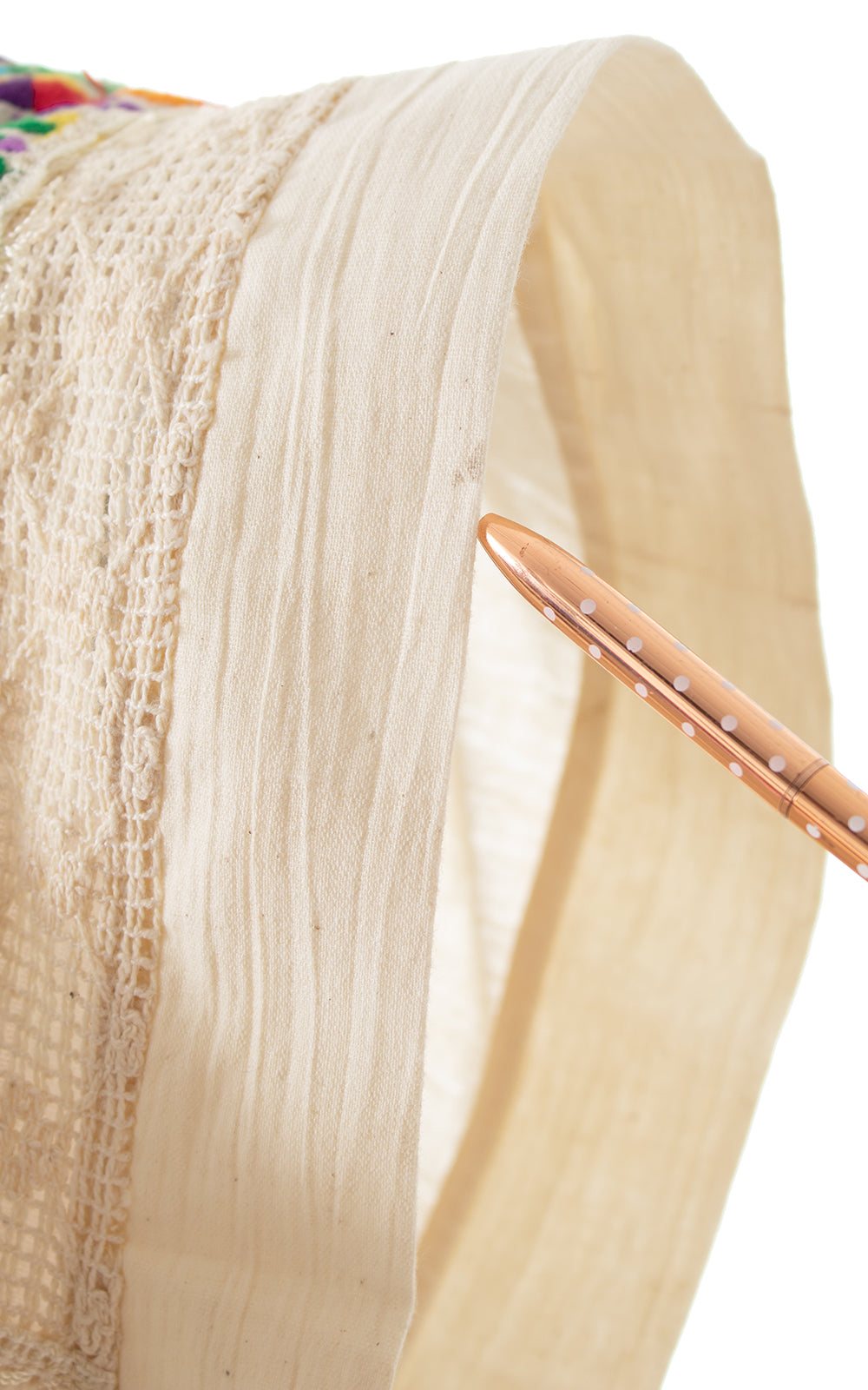 1970s Floral Embroidered Crochet Dress BirthdayLifeVintage