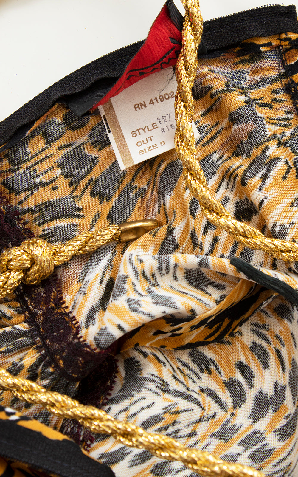 1970s Leopard Print Slit Leg Jumpsuit | x-small/small