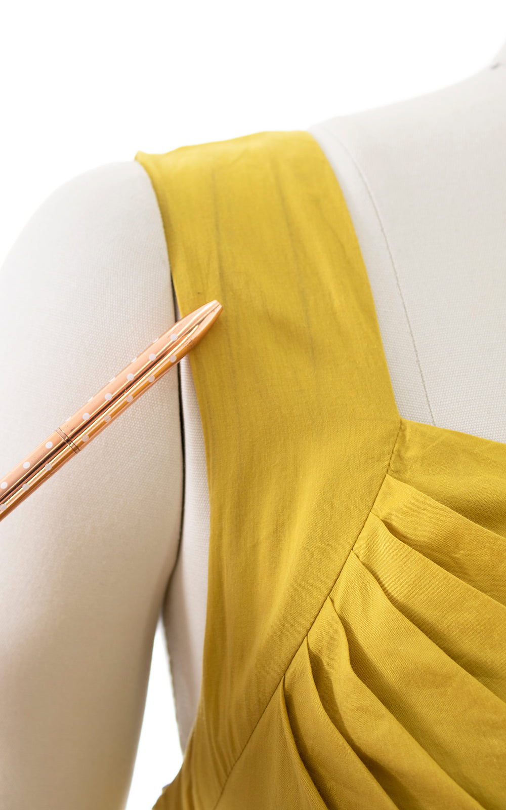 Modern 1950s Style Chartreuse Sundress with Wrap | medium