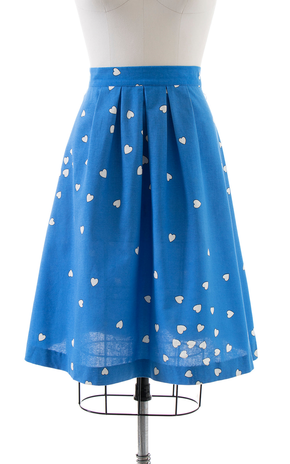 1980s Heart Print Skirt | medium