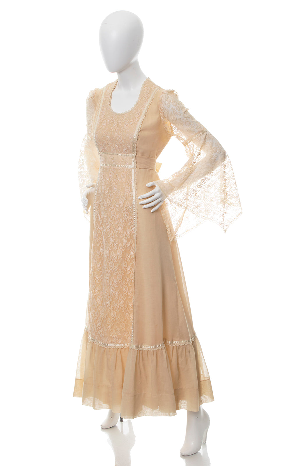 1970s Gunne Sax Style Maxi Dress | small/medium