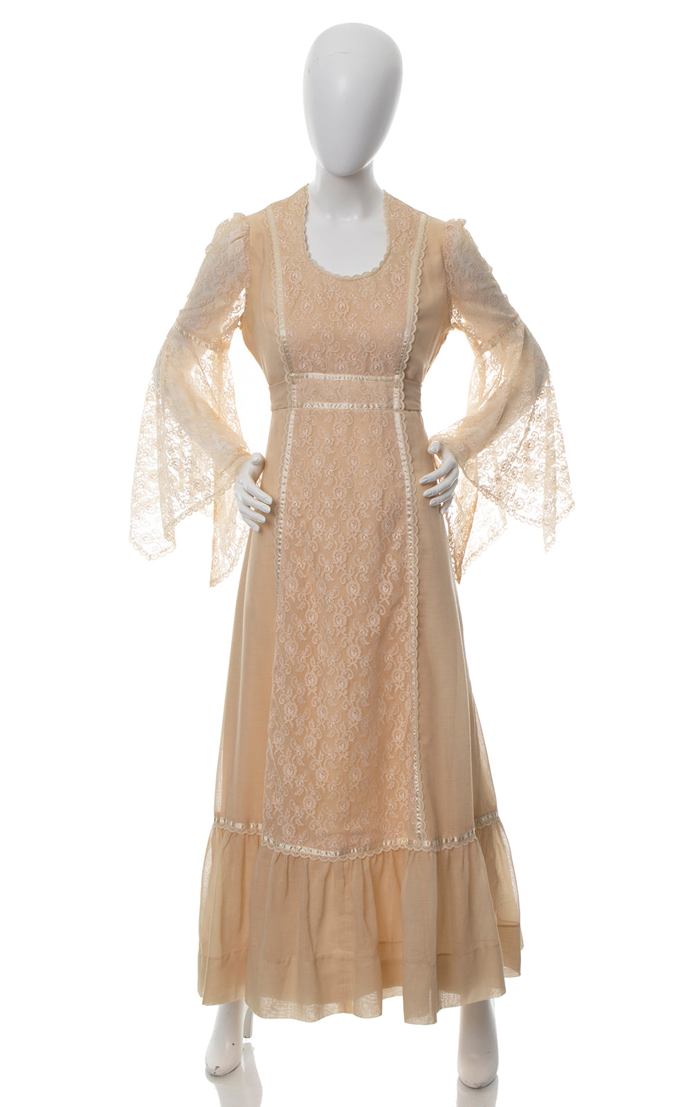 1970s Gunne Sax Style Maxi Dress | small/medium