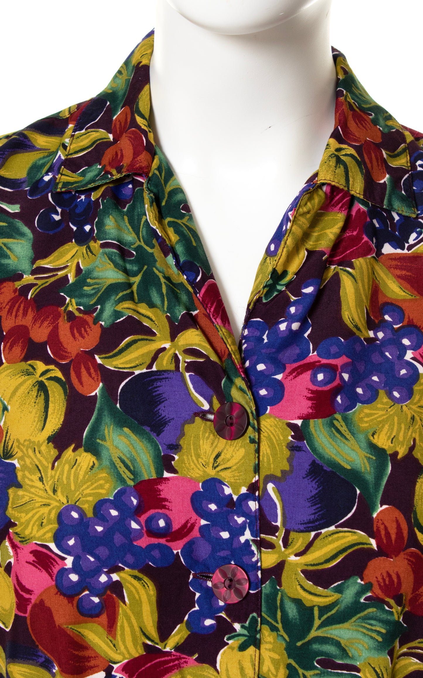 1980s Fruit Novelty Print Romper with Pockets | small/medium