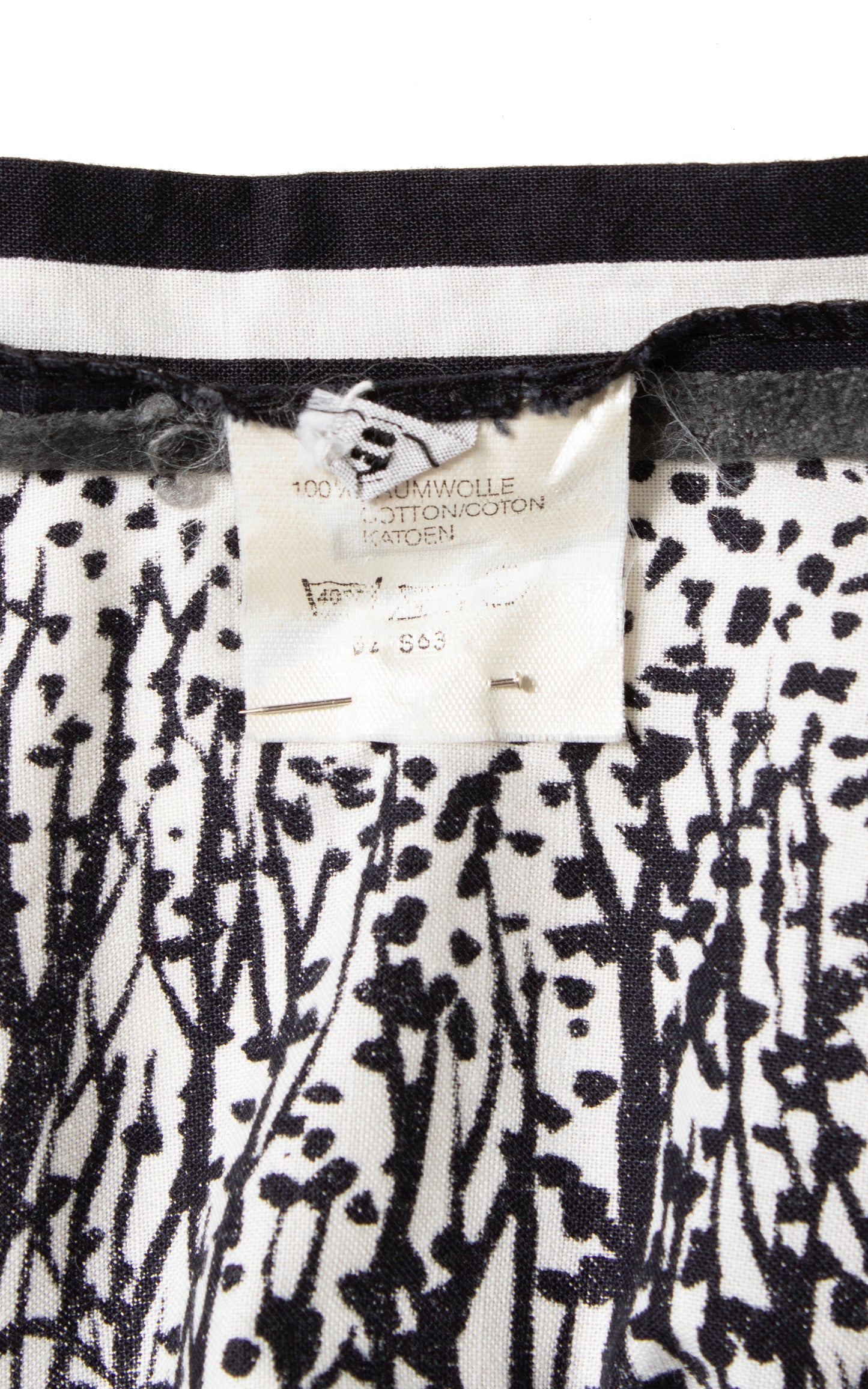 1970s Jungle Animals Novelty Border Print Circle Skirt | small