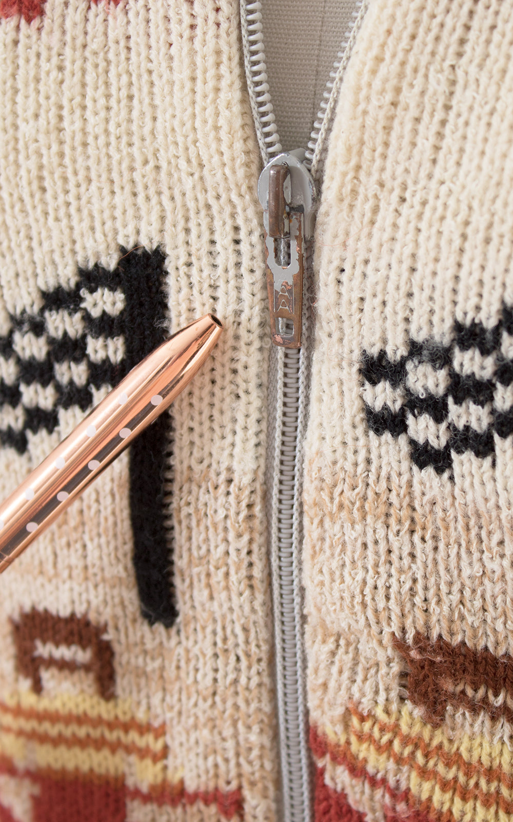 1970s Motorcycle Race Novelty Sweater