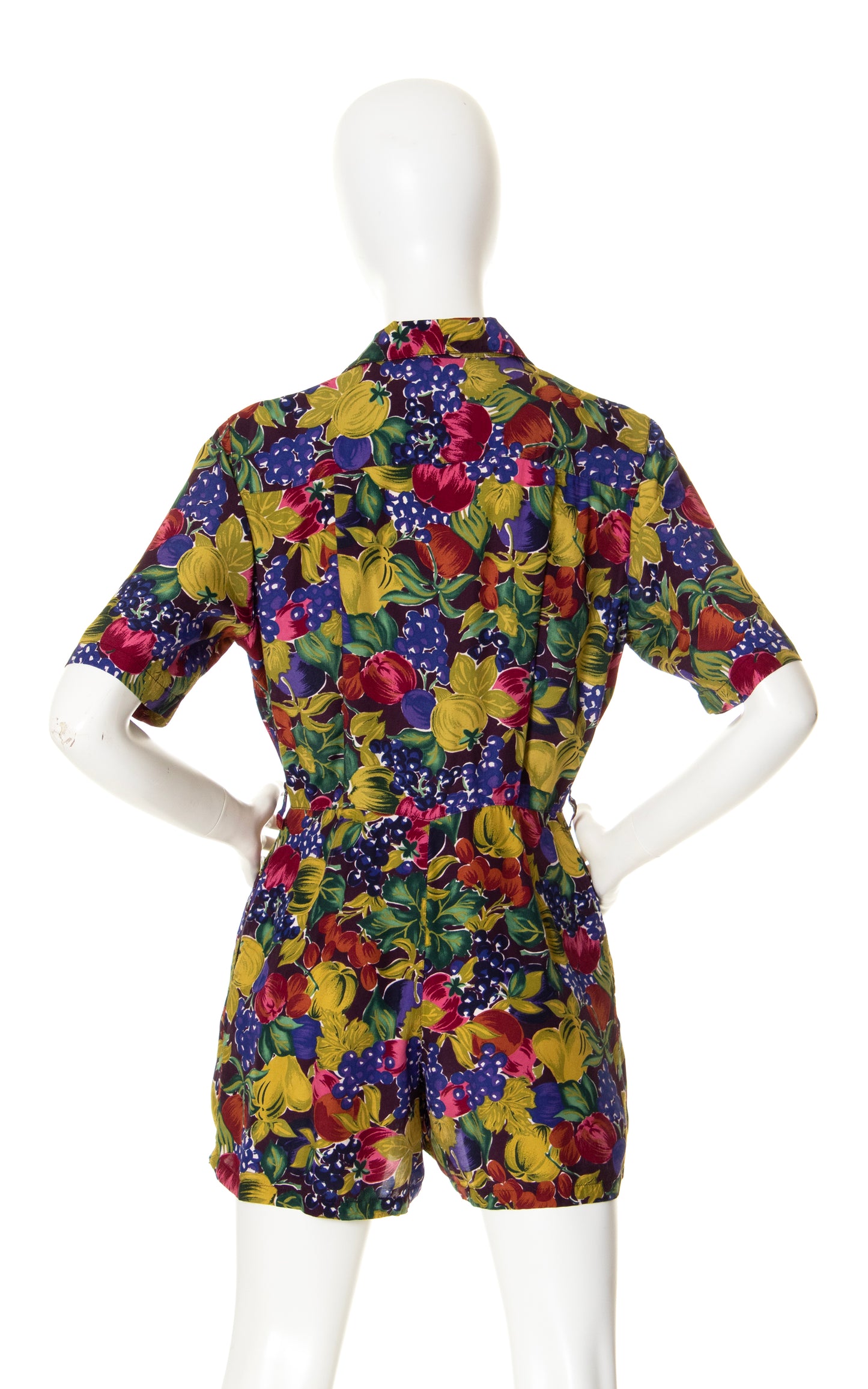 1980s Fruit Novelty Print Romper with Pockets | small/medium