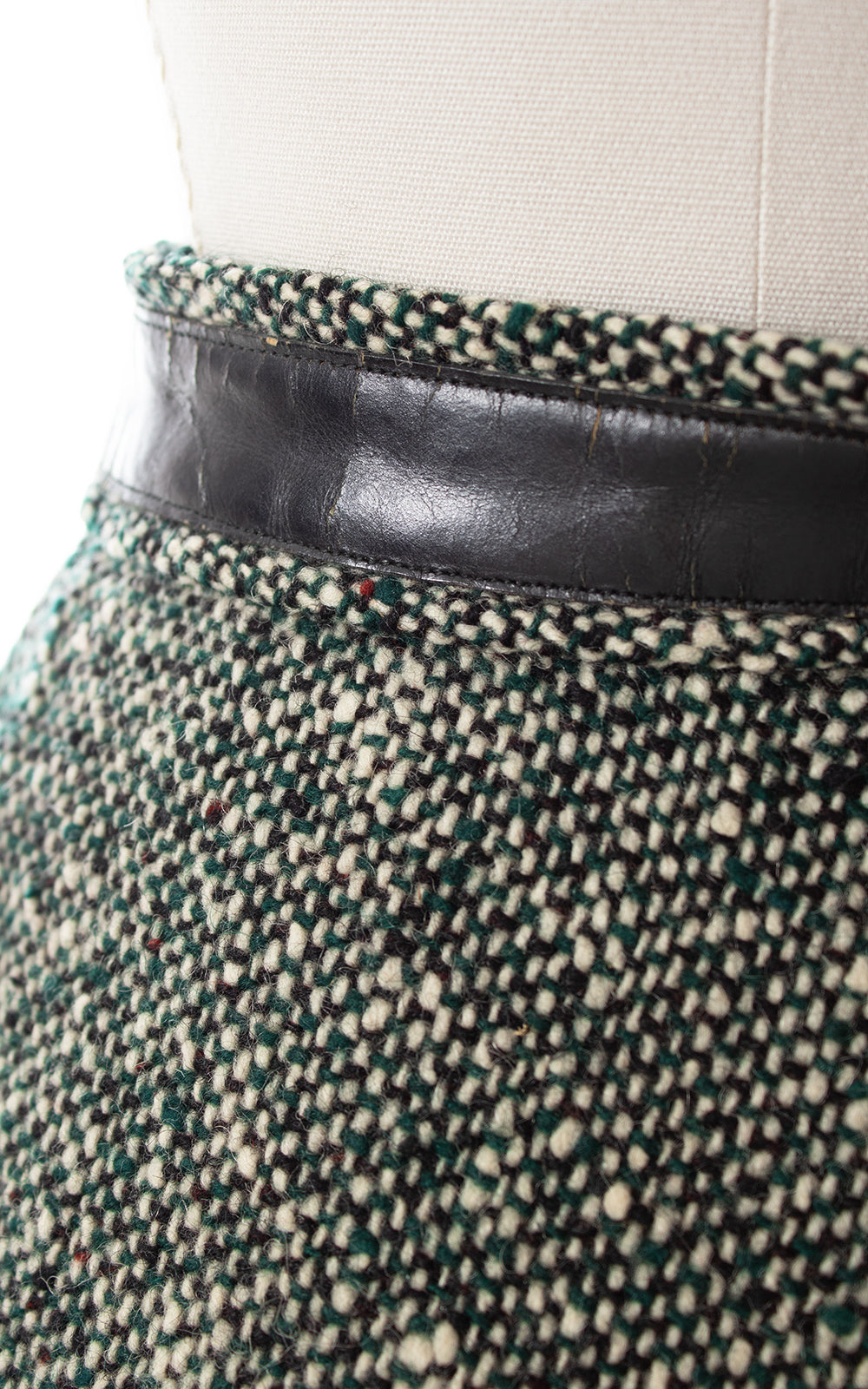 1950s Flecked Wool Skirt | small