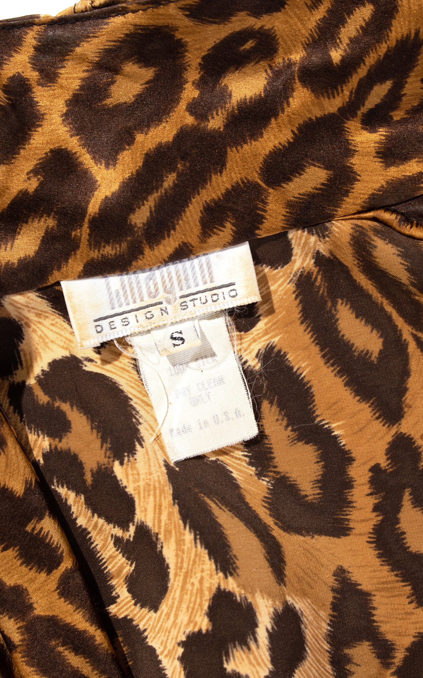 Vintage 80s 1980s Silk Leopard Print Wrap Top Blouse BirthdayLifeVintage