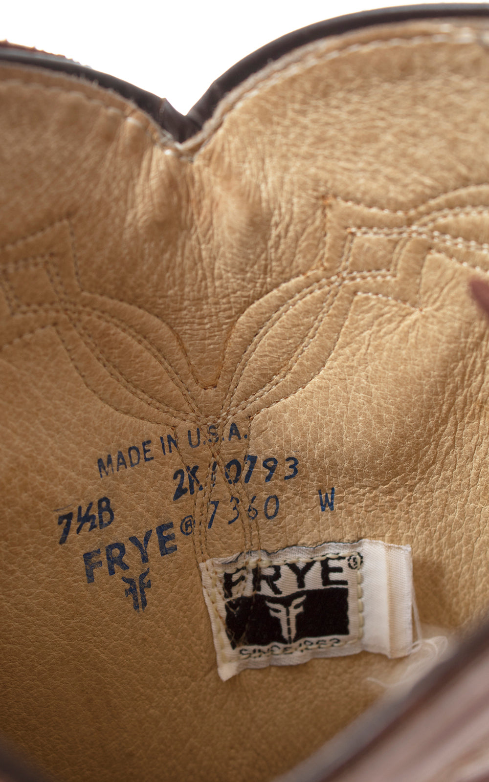 1980s 1990s FRYE Leather Campus Boots | US 7.5