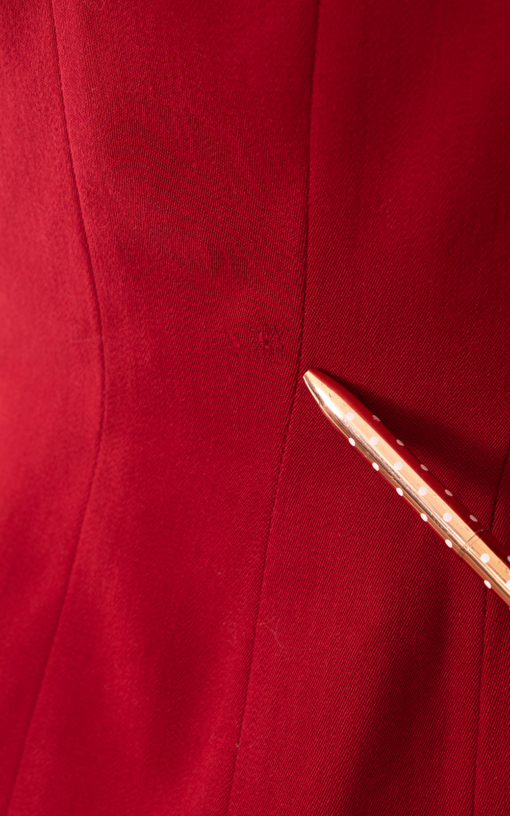 1940s Red Wool Gabardine Blazer | small