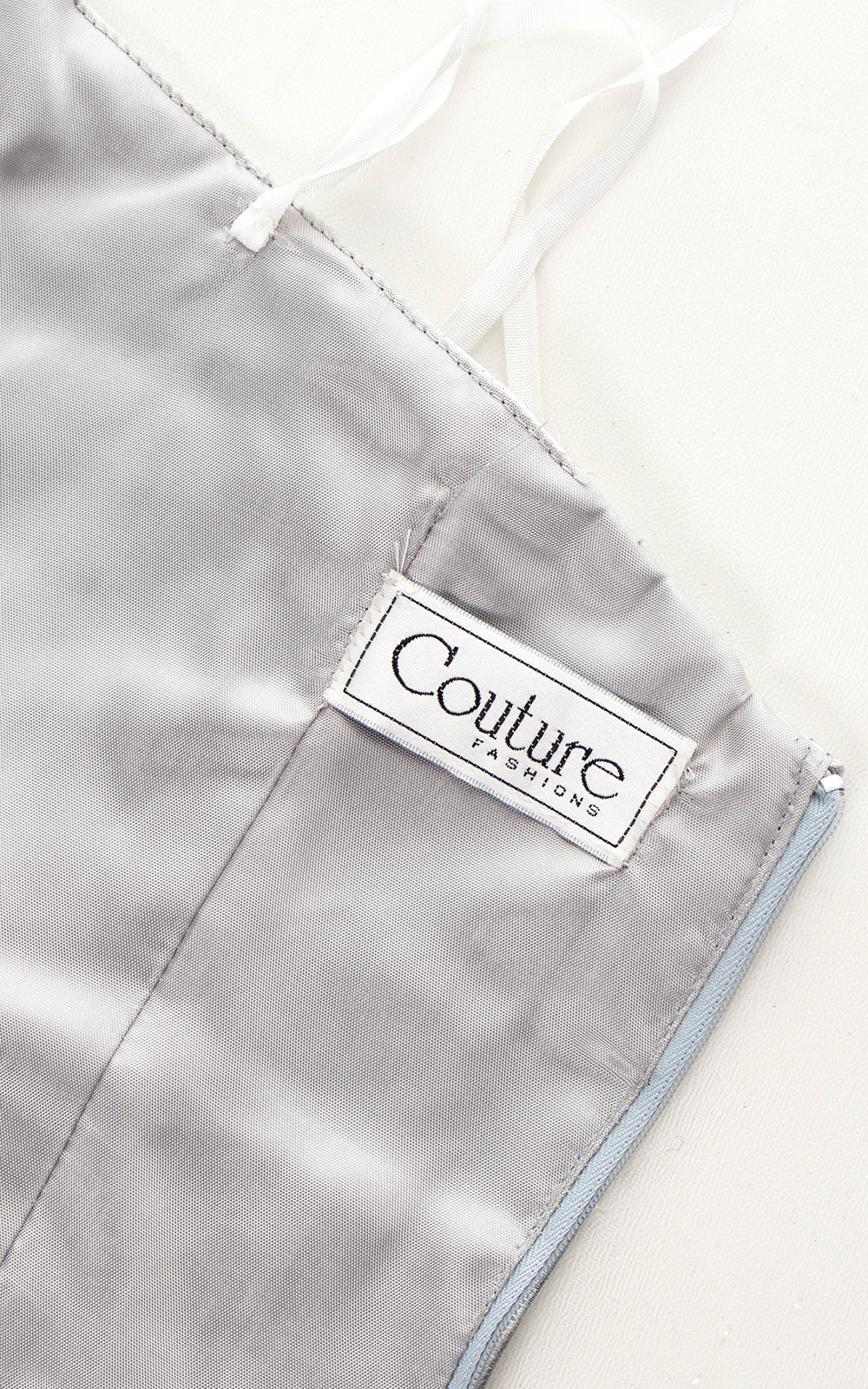 1980s Metallic Silver Leatherette Sculpted Top | small/medium