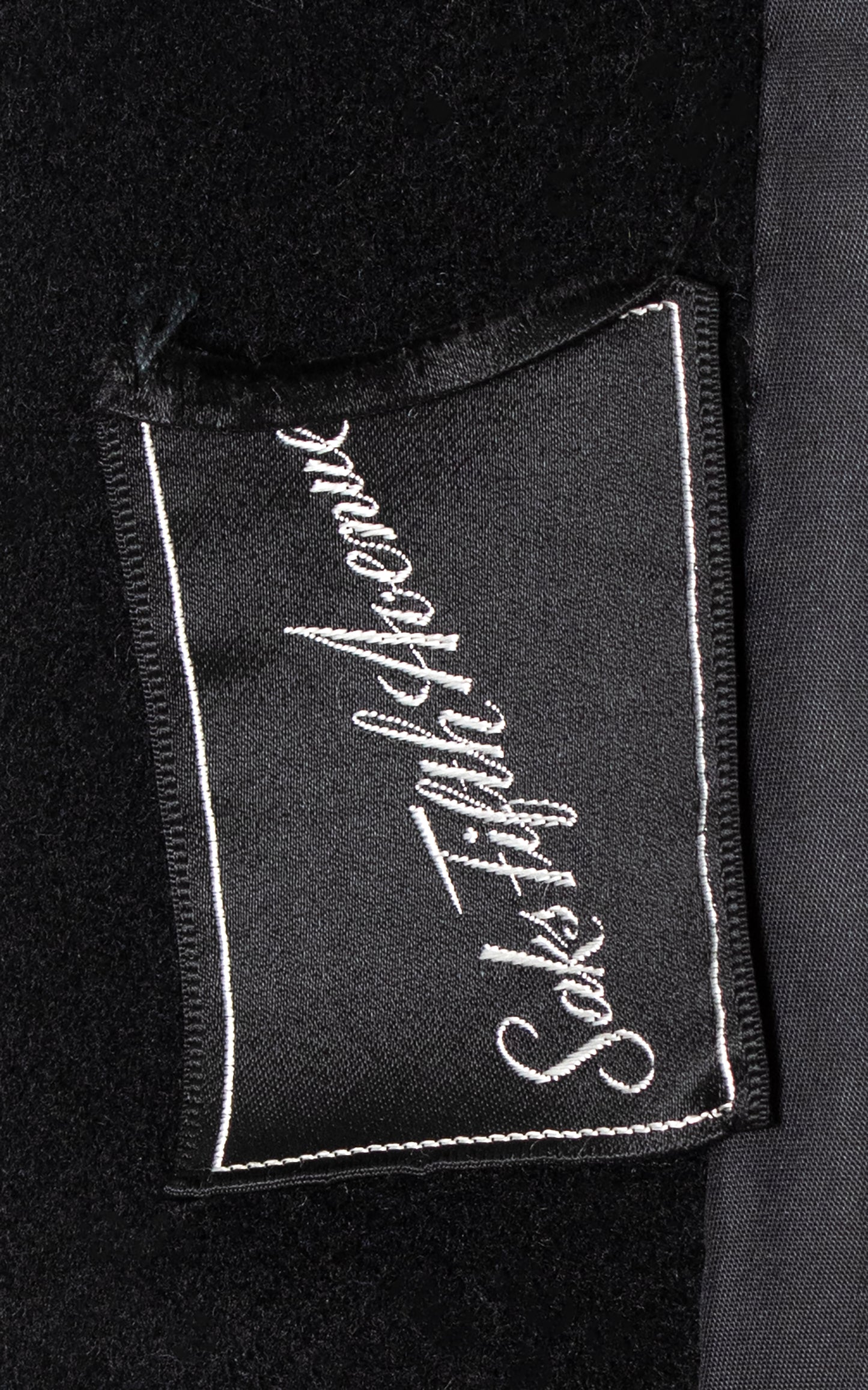 1960s PIERRE CARDIN Black Wool Cashmere Coat | small