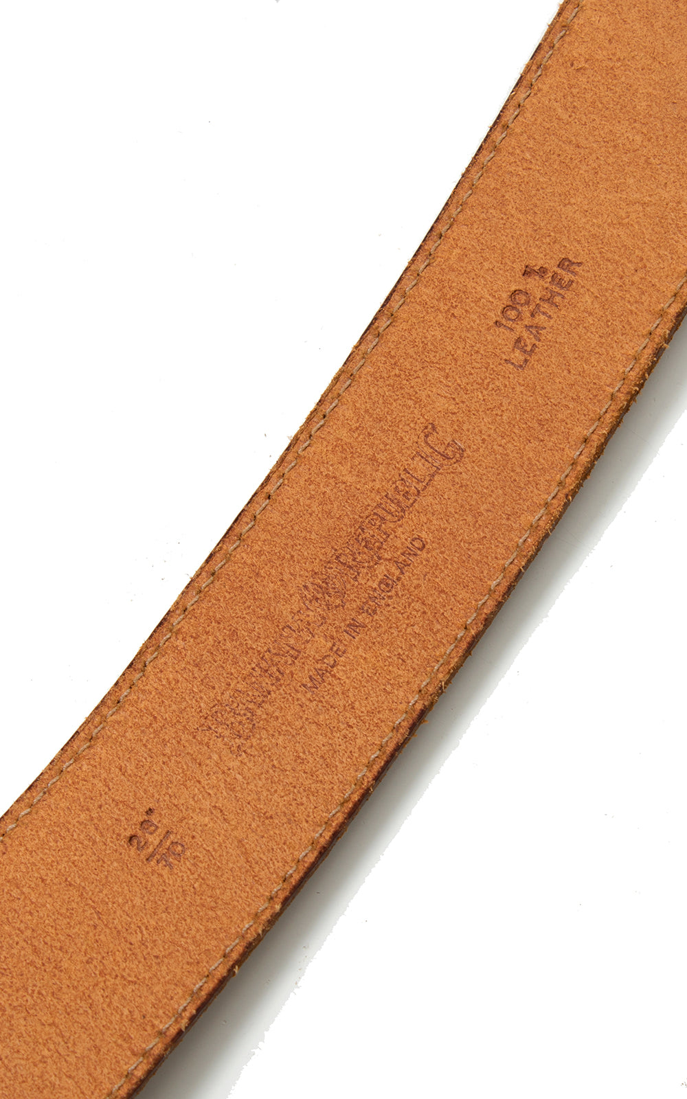 1970s Asymmetrical Leather Cinch Belt BirthdayLifeVintage