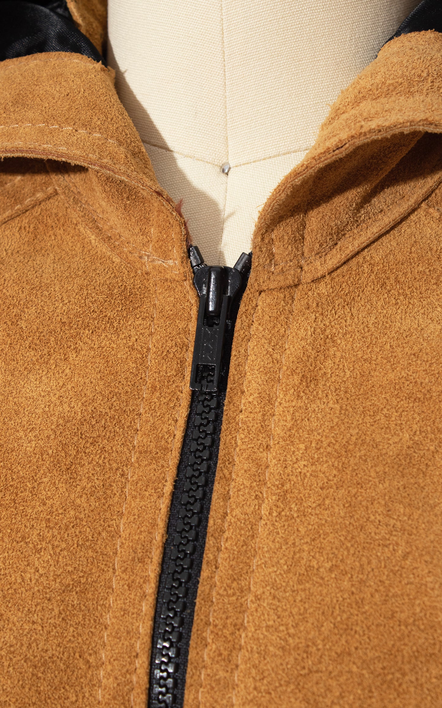 Vintage 70s 1970s Brown Suede Hooded Jacket Boho Bohemian Hippie Belted BirthdayLifeVintage