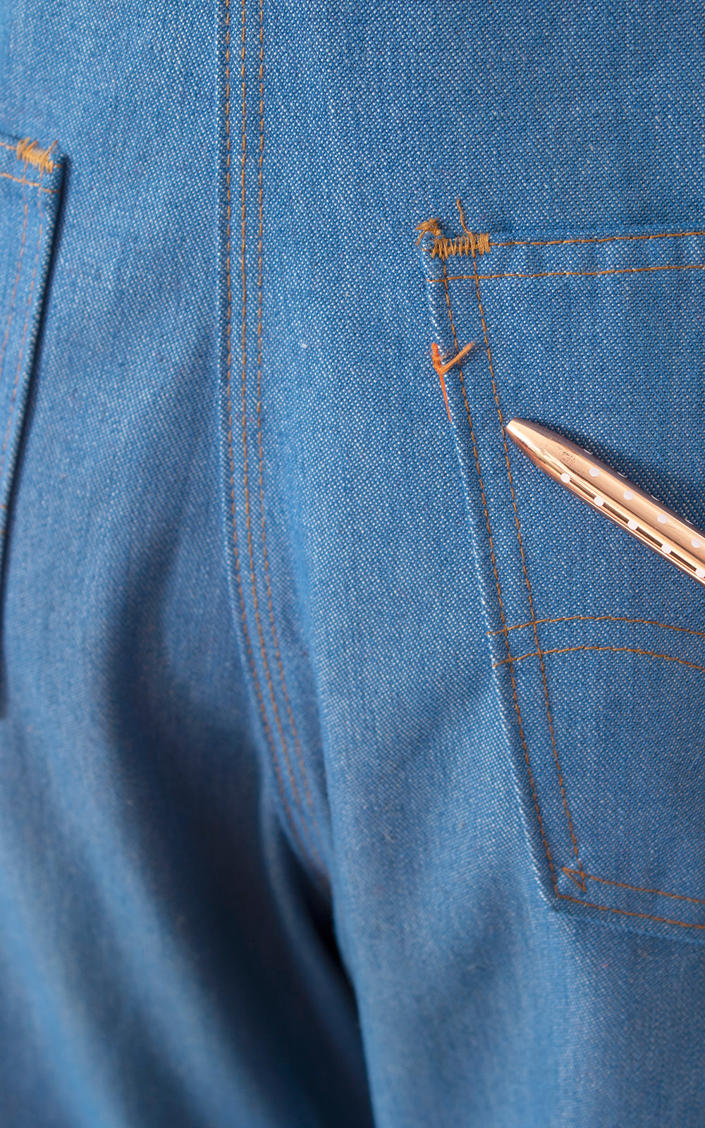 1970s LEVI'S ORANGE TAB Denim Bell Bottom Overalls | medium