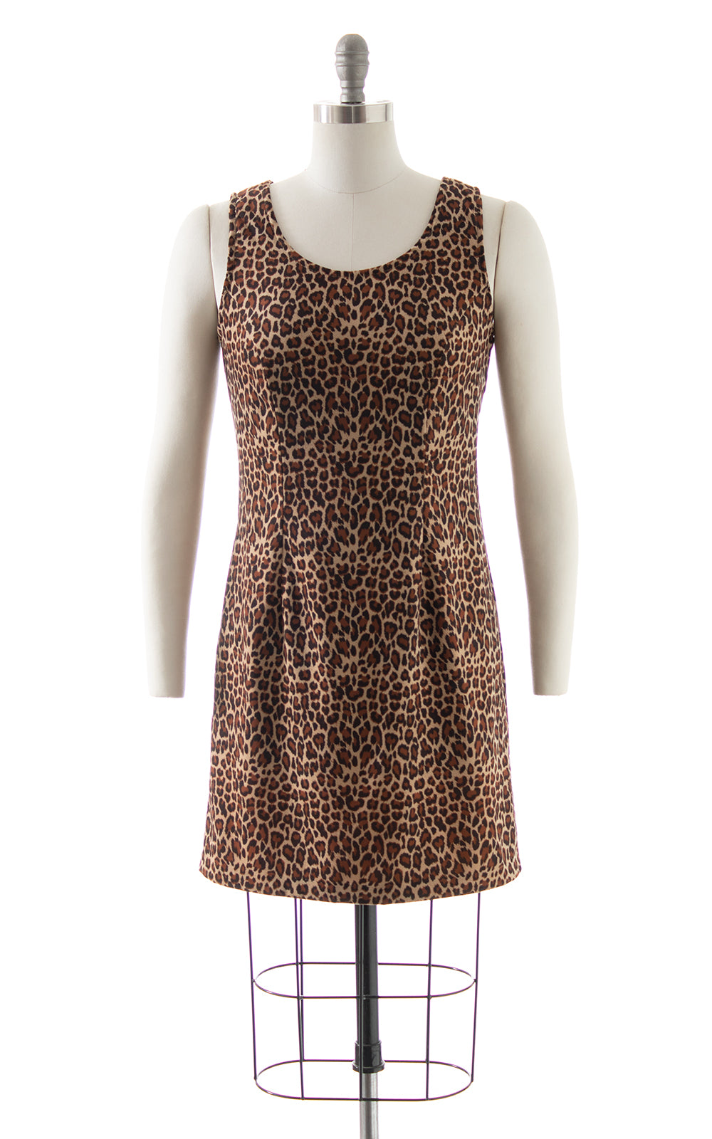 1990s Leopard Print Wiggle Dress | small – Birthday Life Vintage