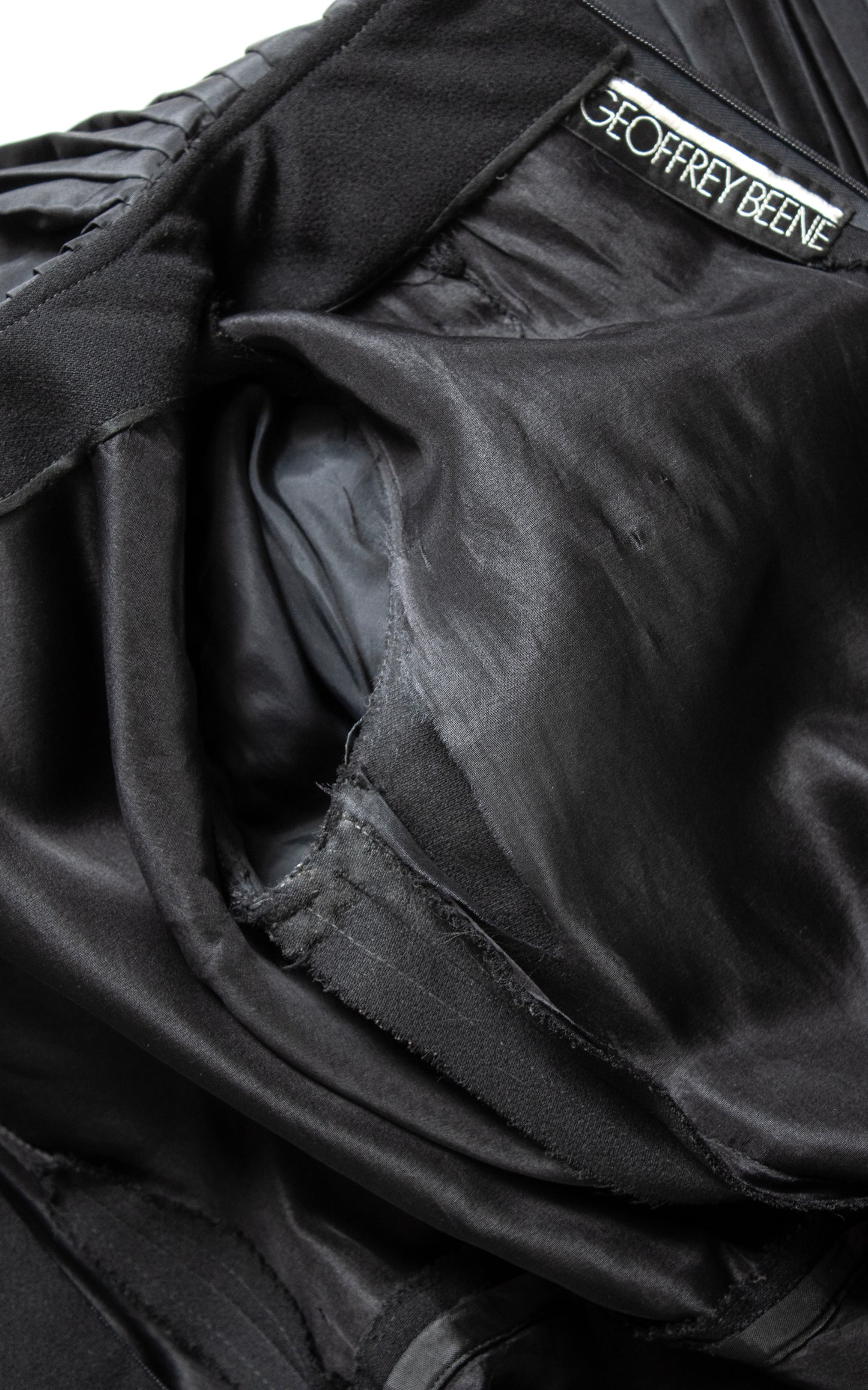 1960s GEOFFREY BEENE Pleated Wool Dress | small