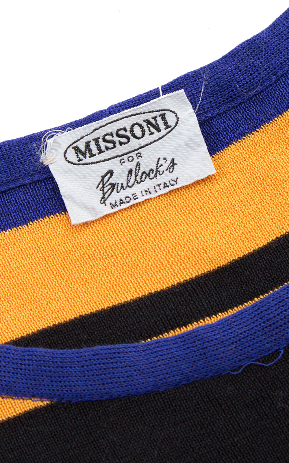 1960s 1970s Missoni Striped Knit Wool Sweater Dress