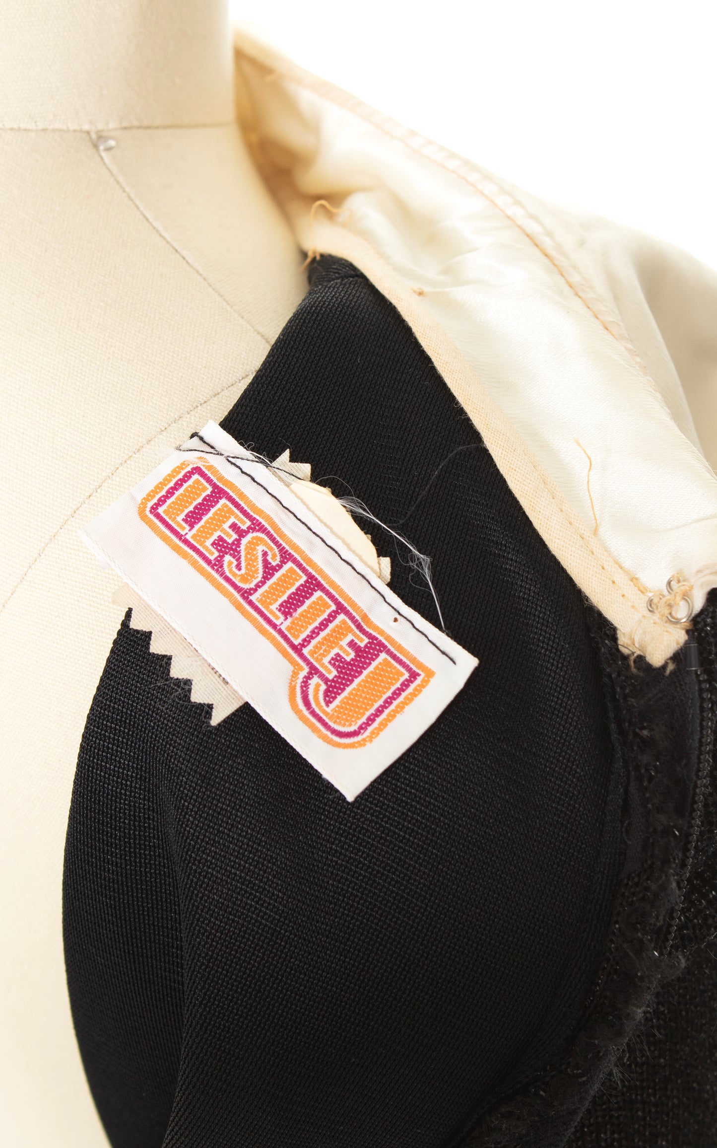 1970s Wednesday Addams Metallic Knit Dress | x-small/small