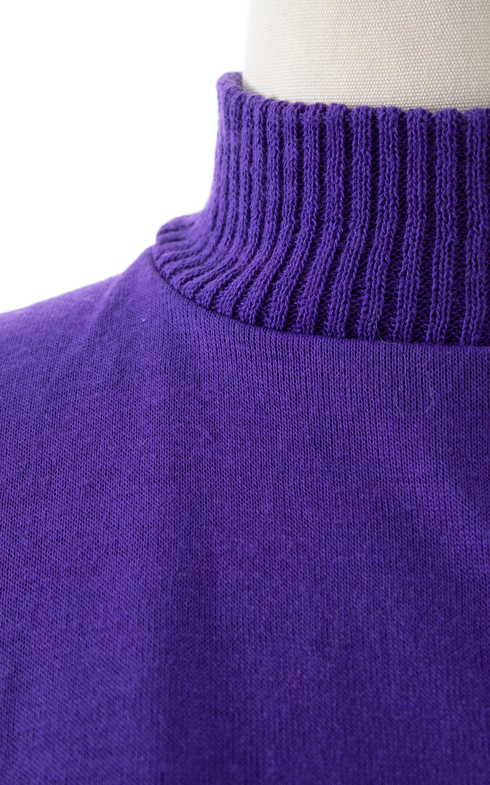 1980s Purple Turtleneck Jersey Dickey