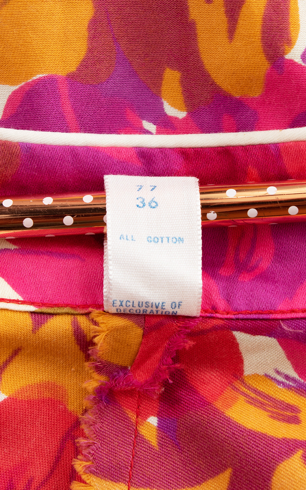 1960s Floral Skirt with Pockets | x-large