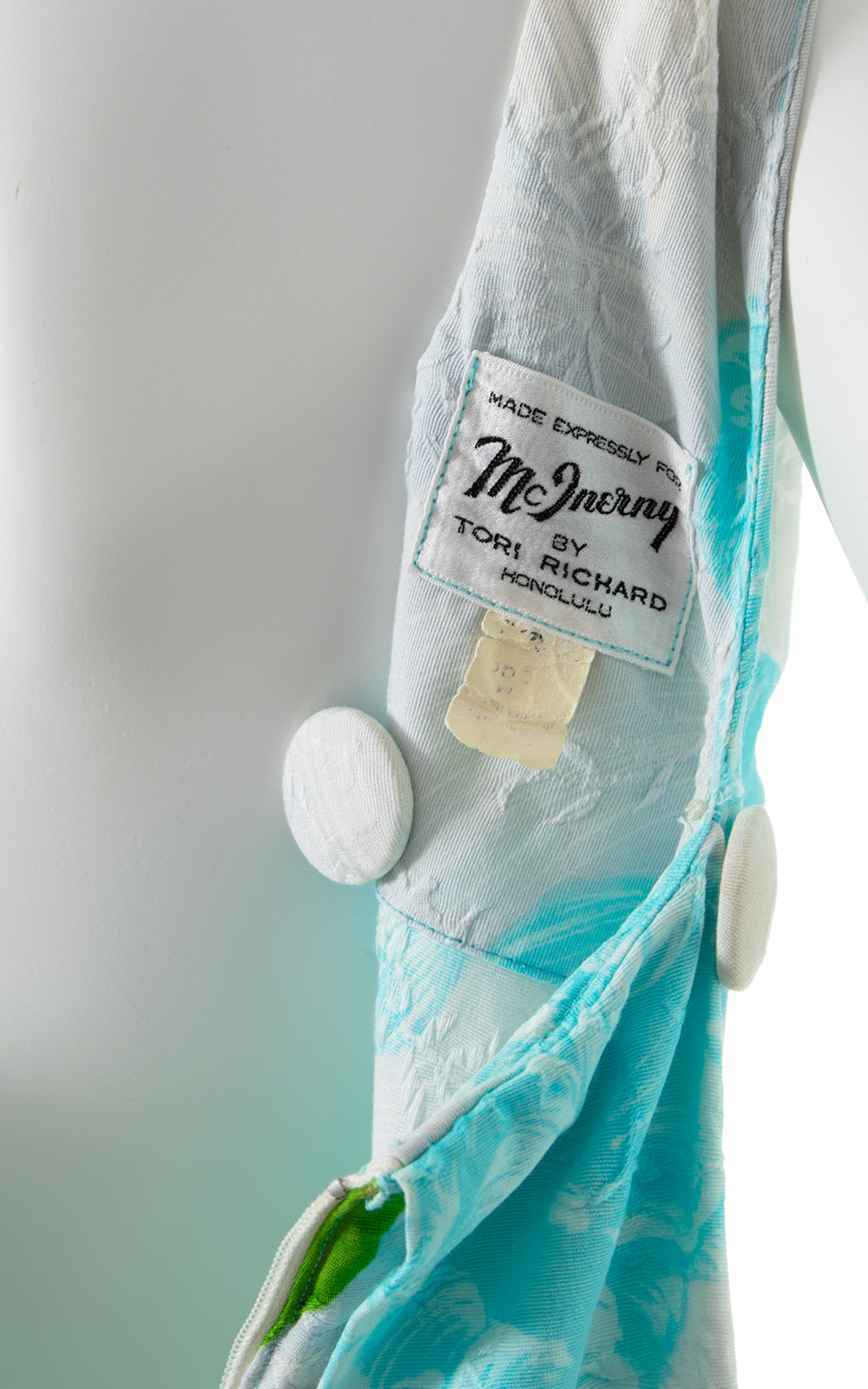 1970s Floral Palazzo Jumpsuit with Waterfall Back | small