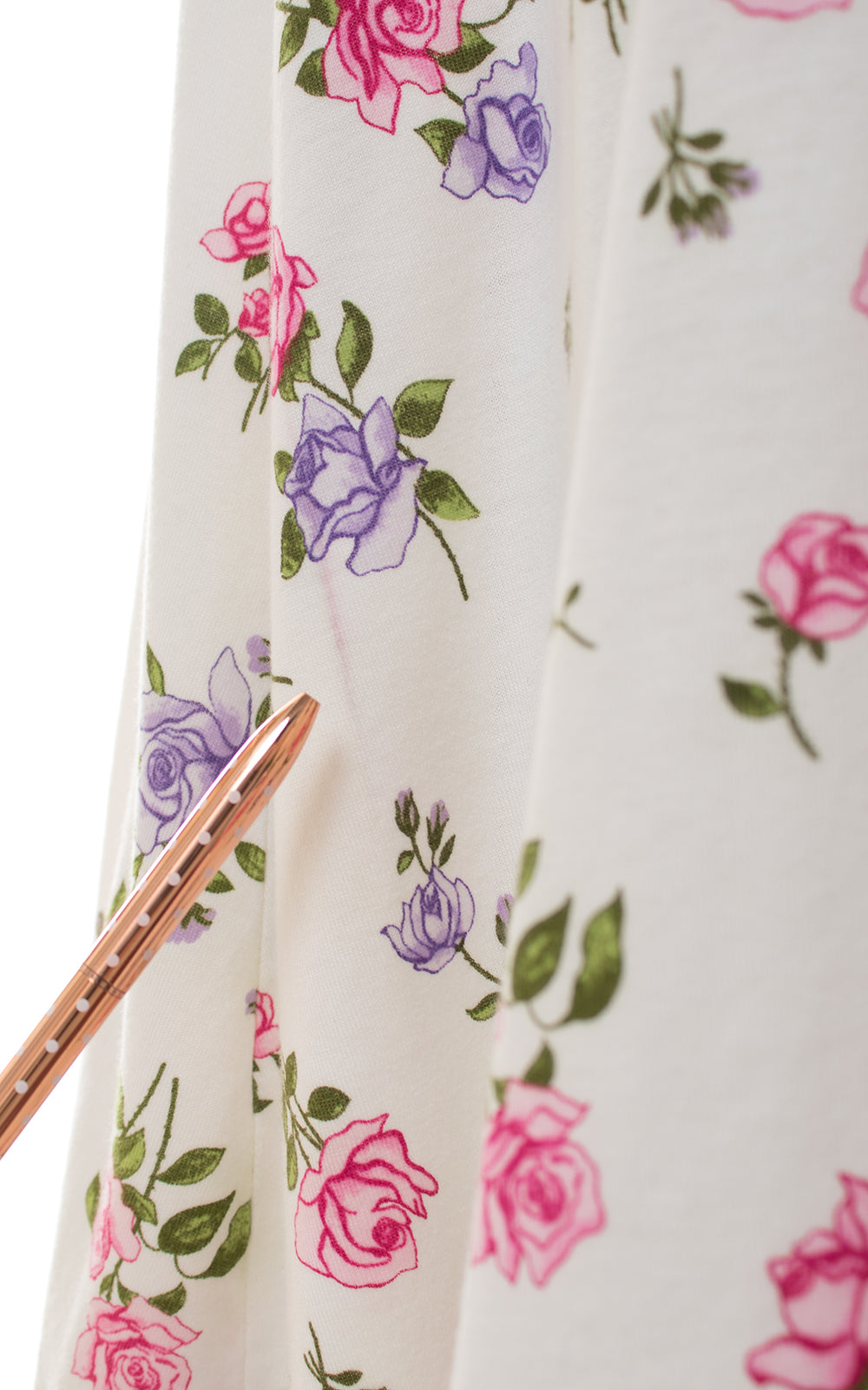 1980s Diane von Fürstenberg Rose Wrap Dress