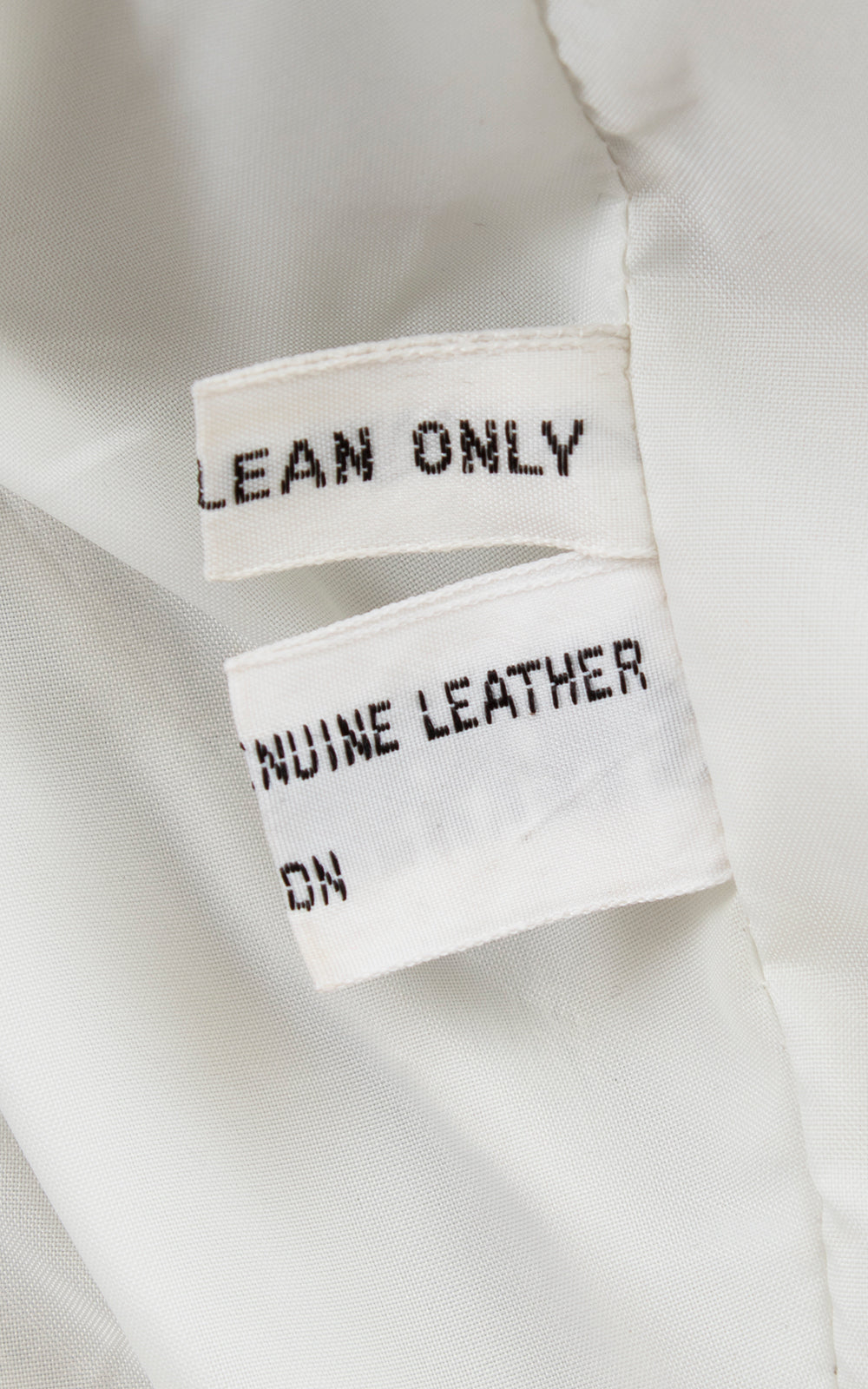1980s Ruffled White Leather Cropped Jacket | small/medium