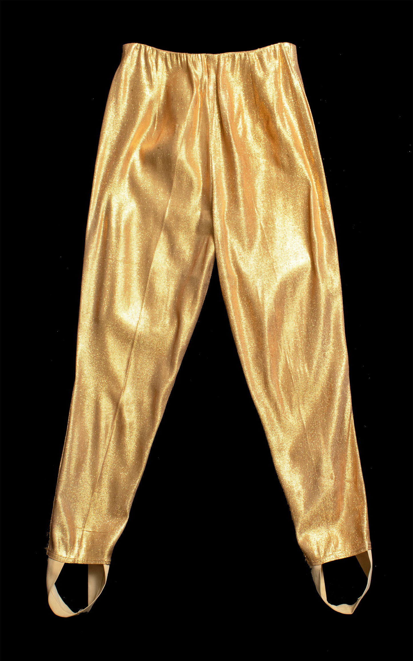 1950s Gold Lamé Pant & Top Set | small