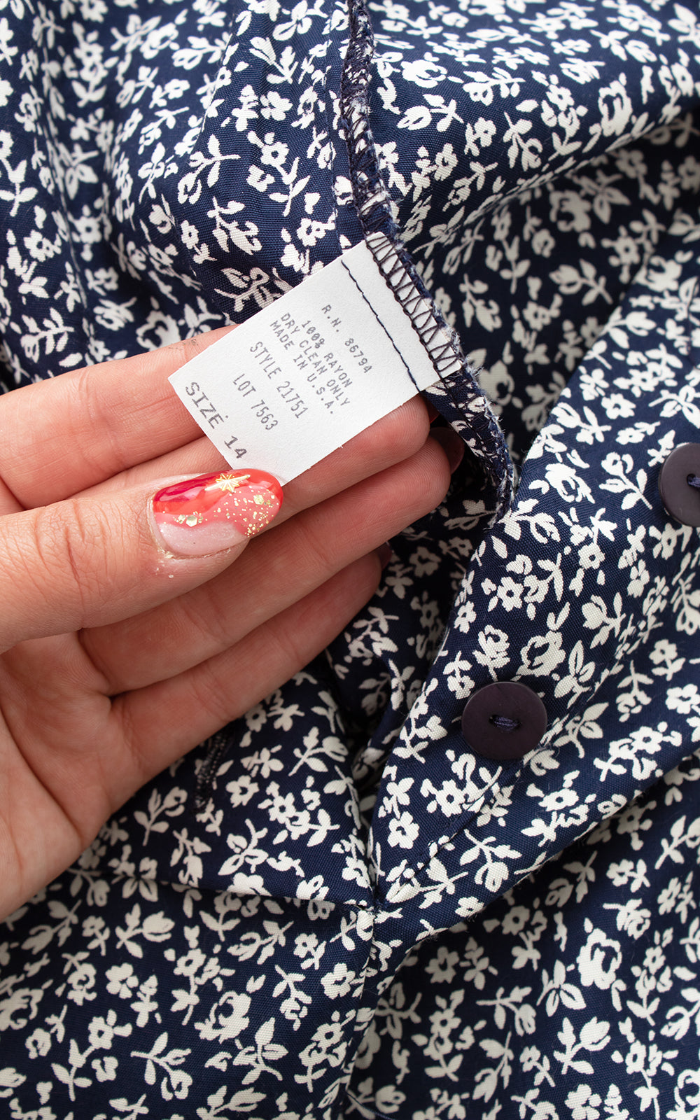 1990s does 1940s Floral Rayon Overall Pants | large