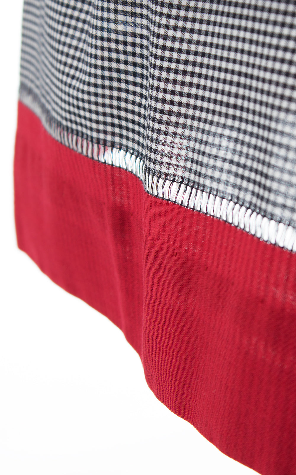 1950s Striped Gingham Cotton Sundress