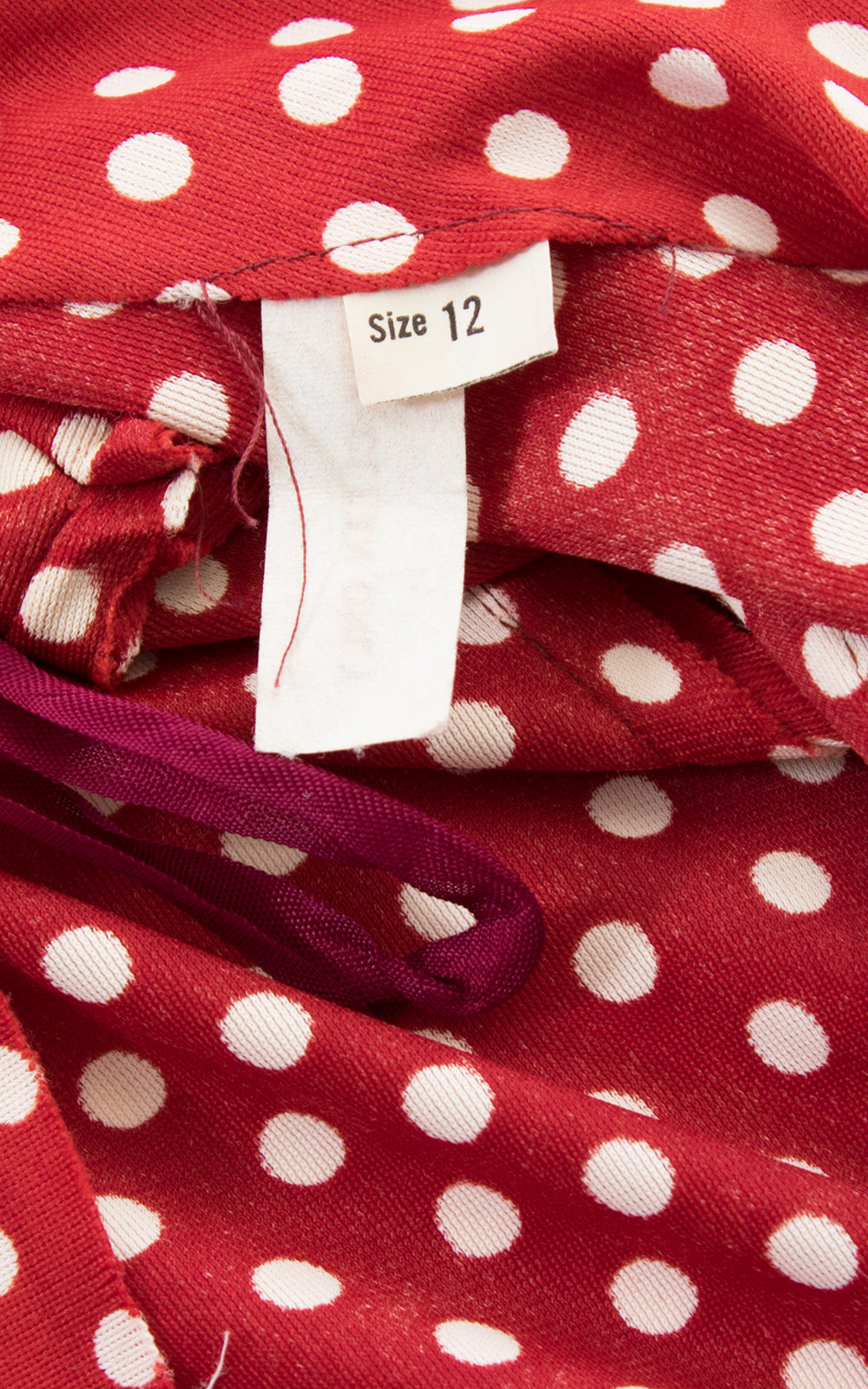 1970s Red Polka Dot Skater Dress